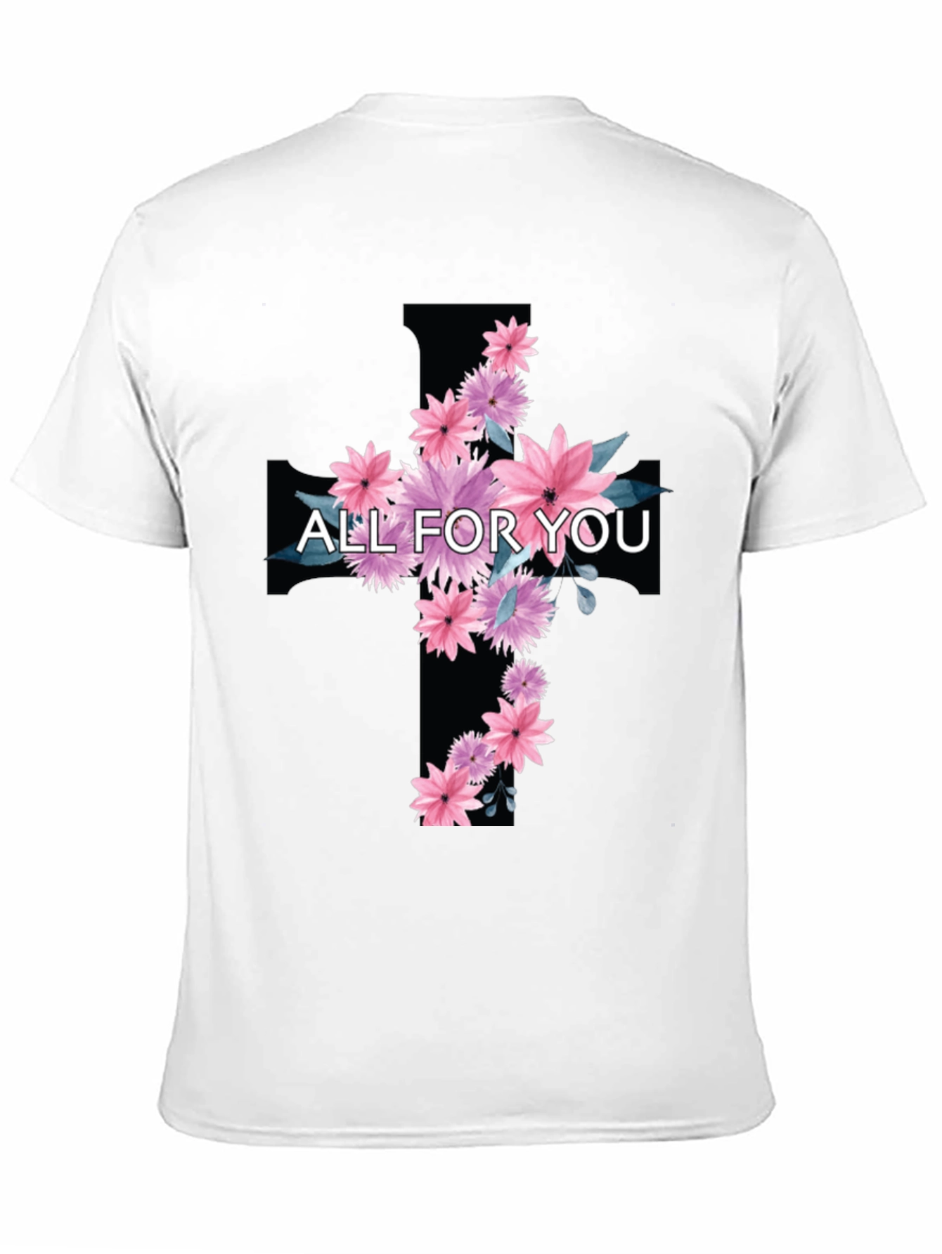 Floral Cross T-Shirt - All For You