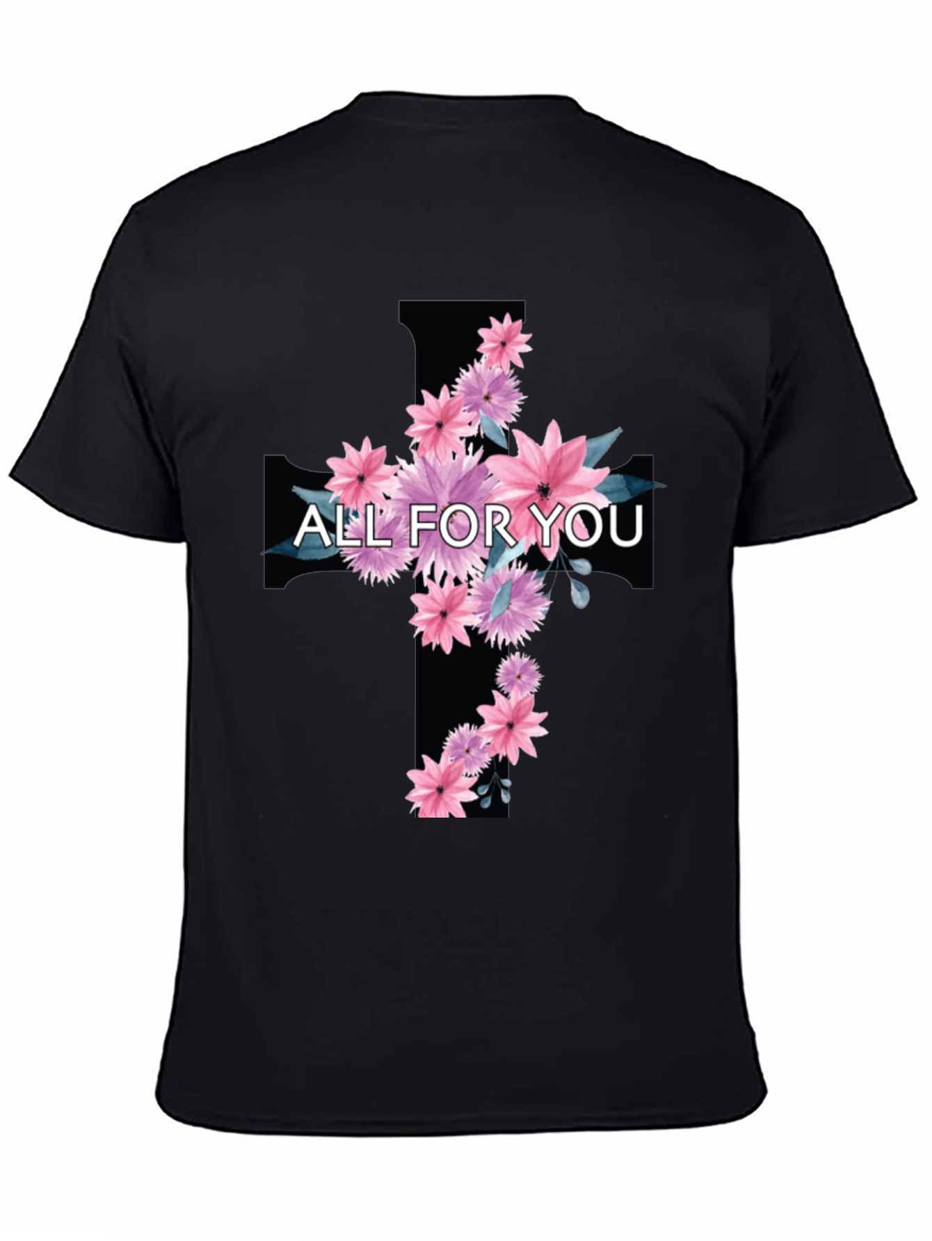 Floral Cross T-Shirt - All For You