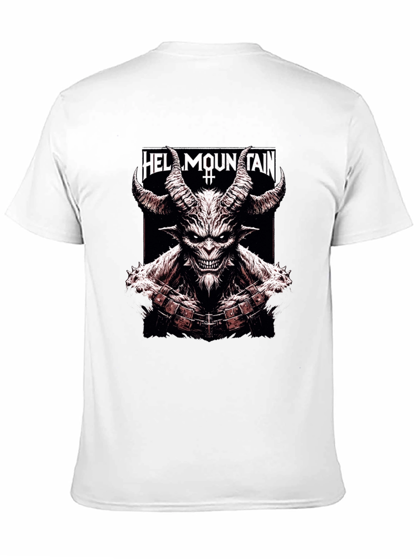Hell Mountain Graphic Tee - Mens Black T-Shirt