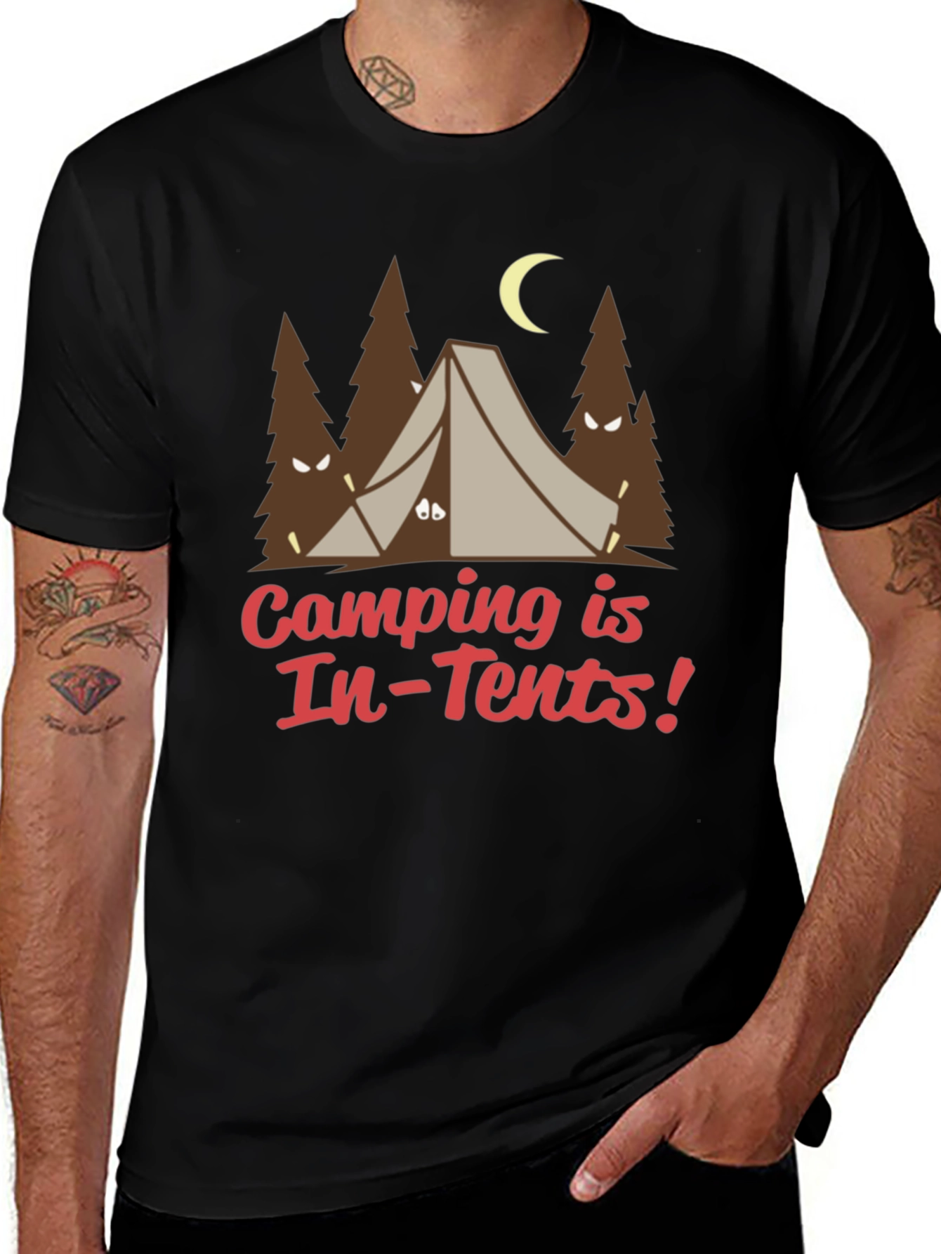 Camping is In-Tents! Graphic Tee