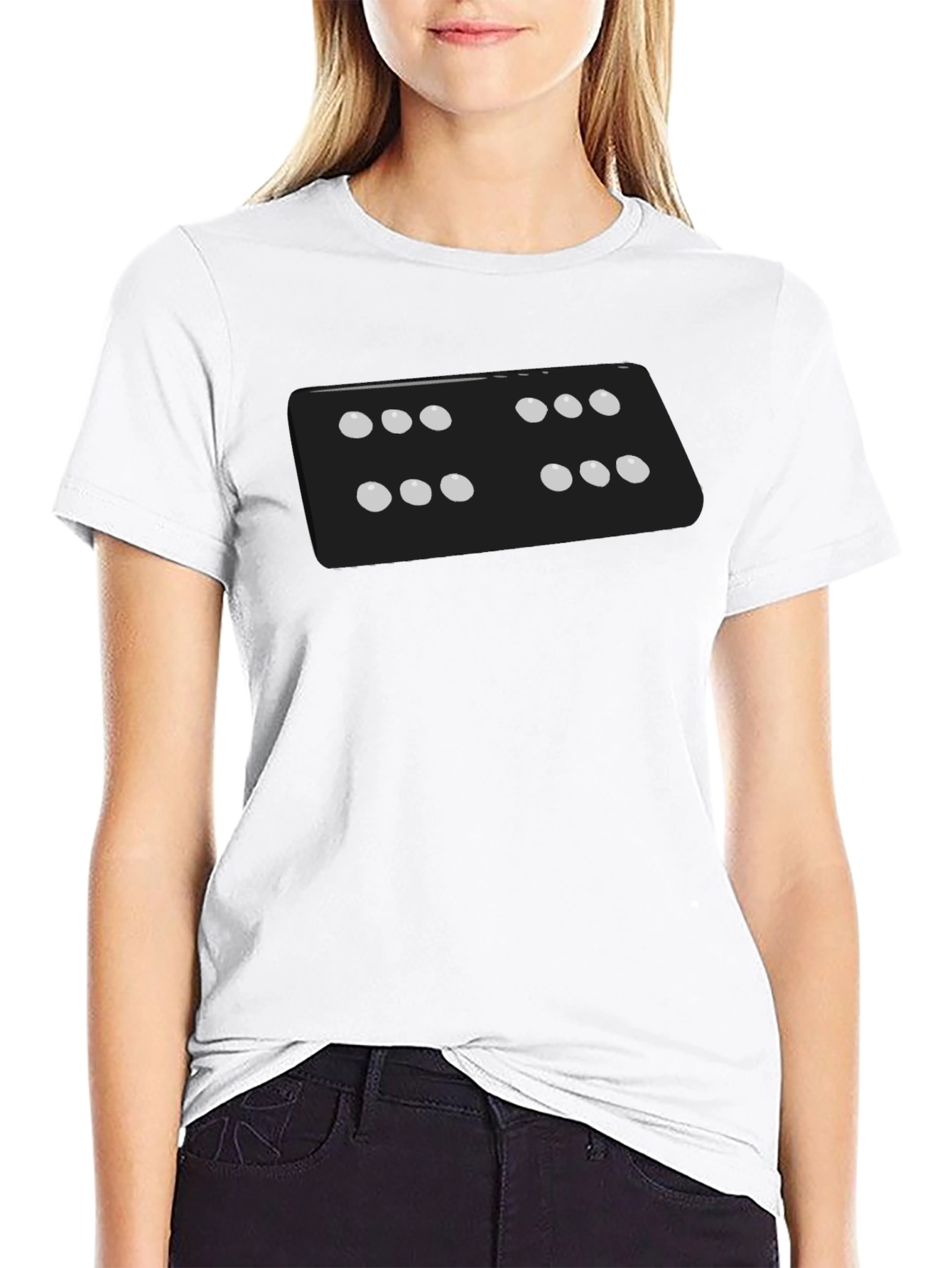 Dice Graphic T-Shirt - Black