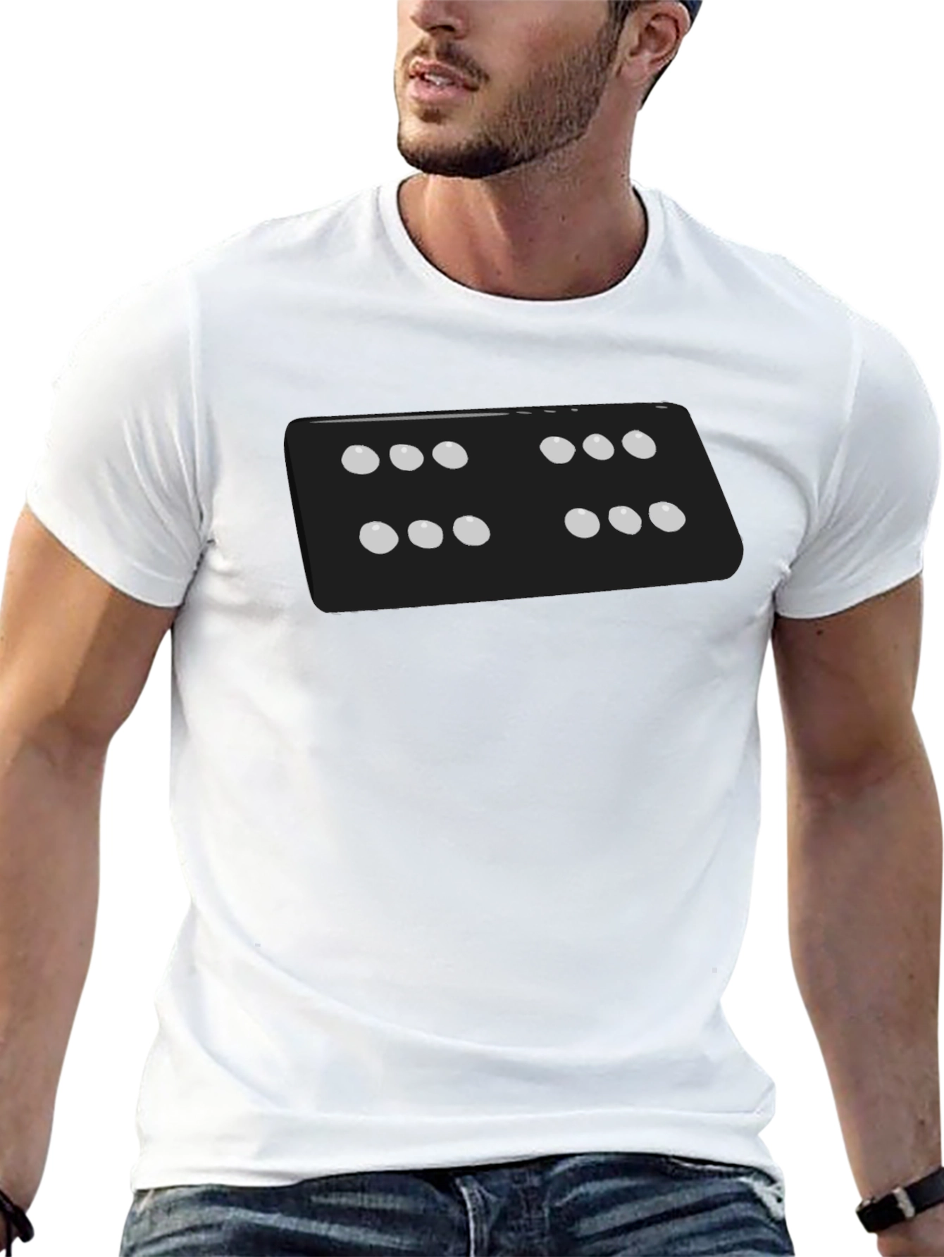 Dice Graphic T-Shirt - Black
