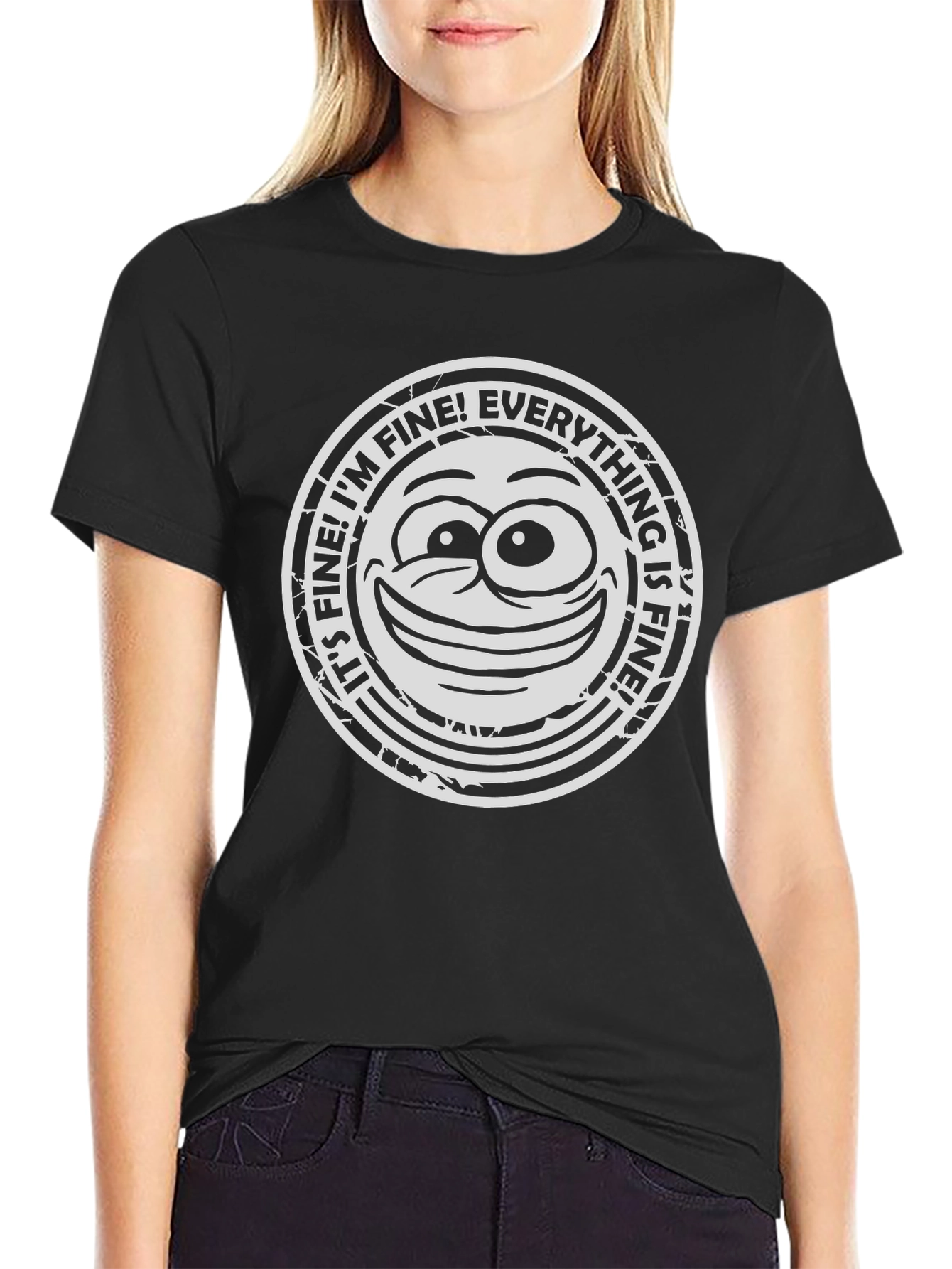 Its Fine Everything Is Fine Graphic T-Shirt