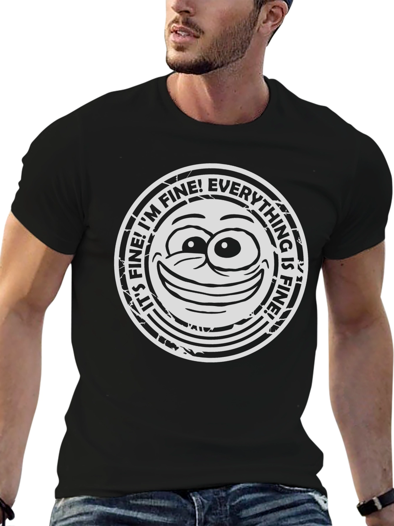 Its Fine Everything Is Fine Graphic T-Shirt