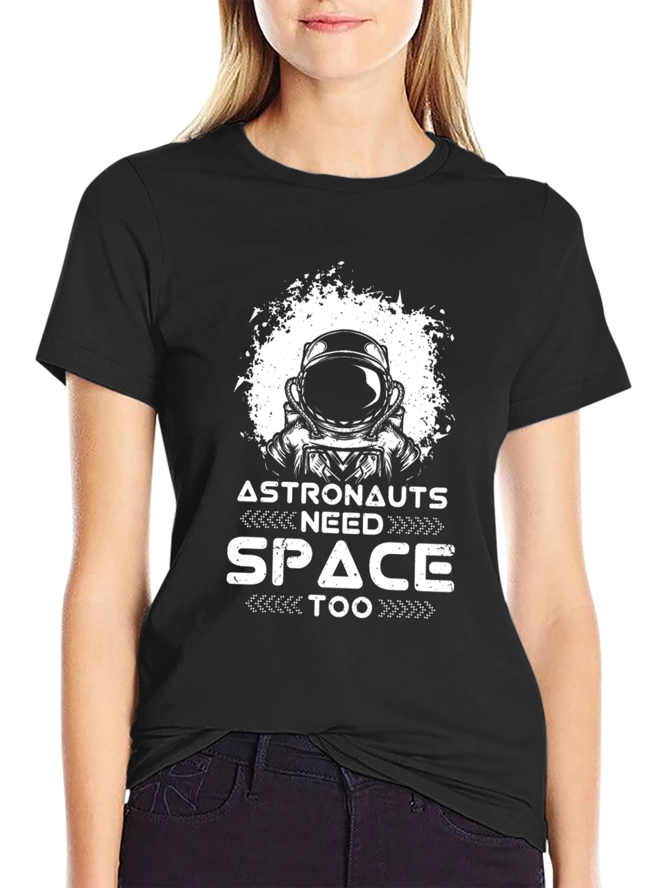 Astronauts Need Space Too Black T-Shirt