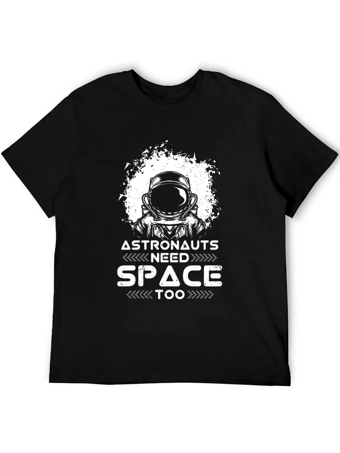 Astronauts Need Space Too Black T-Shirt