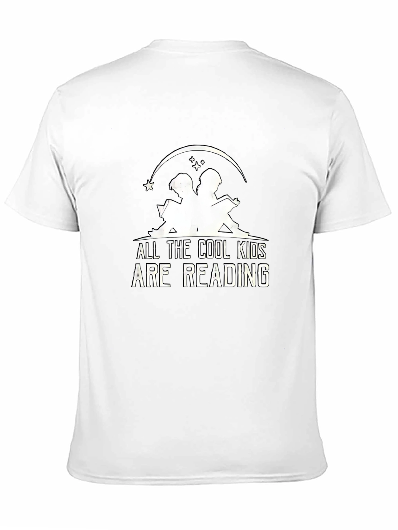 Cool Kids Reading Graphic Tee - Black