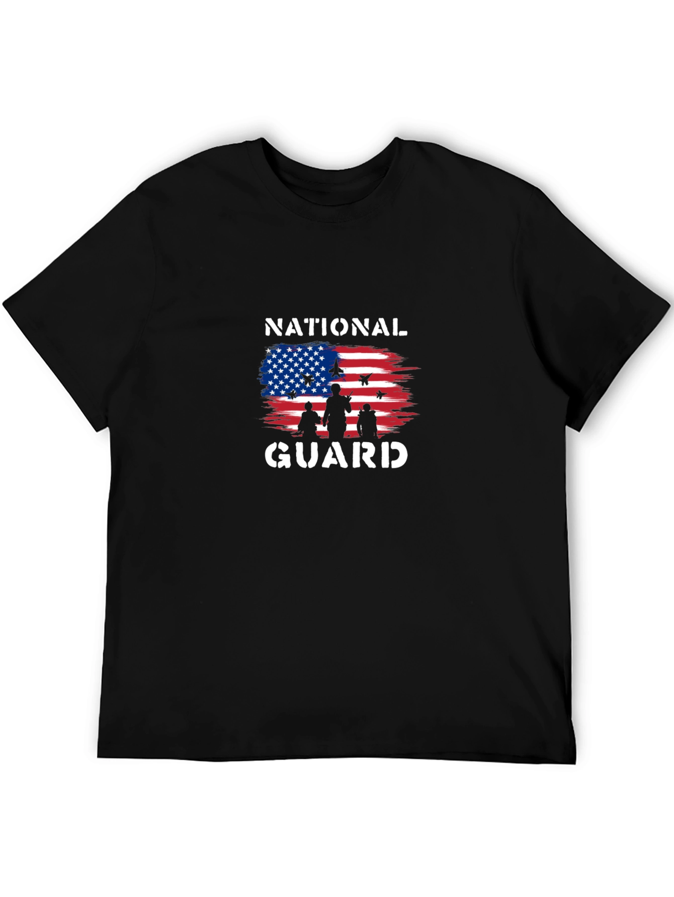 National Guard Graphic T-Shirt - Patriotic Design