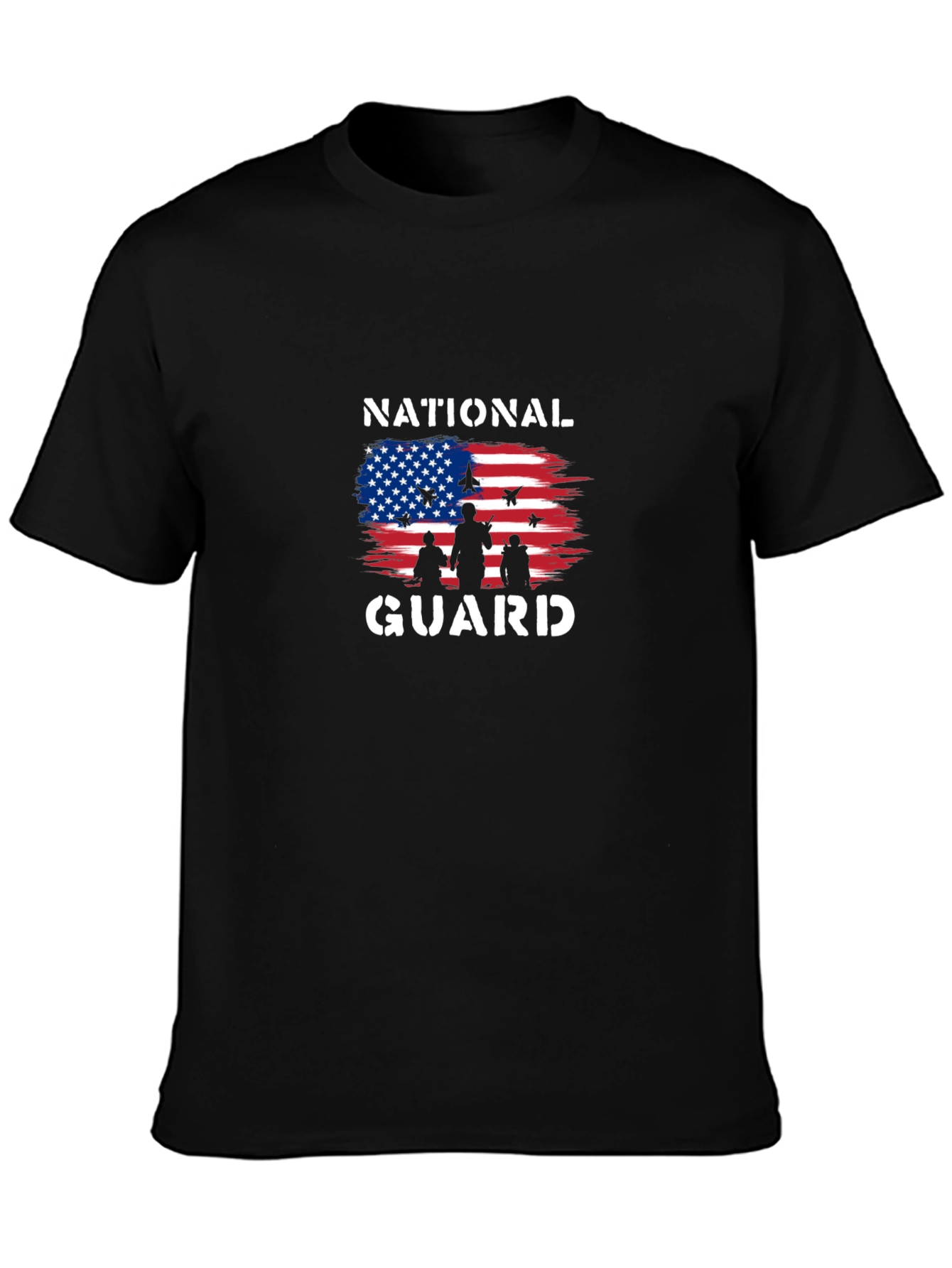 National Guard Graphic T-Shirt - Patriotic Design