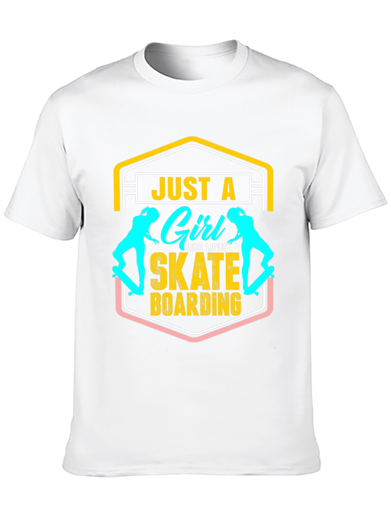 Just A Girl Who Loves Skateboarding T-Shirt