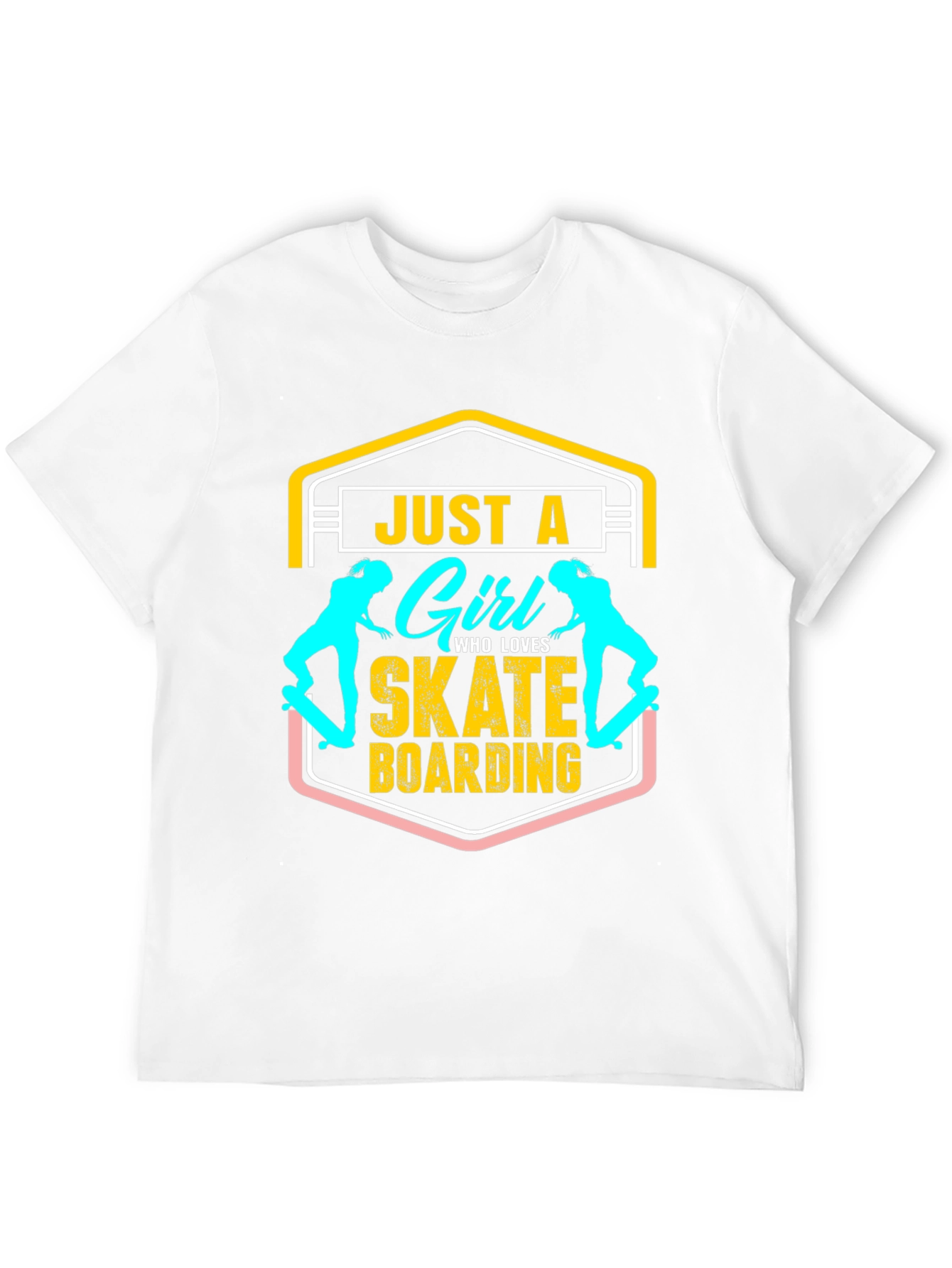 Just A Girl Who Loves Skateboarding T-Shirt