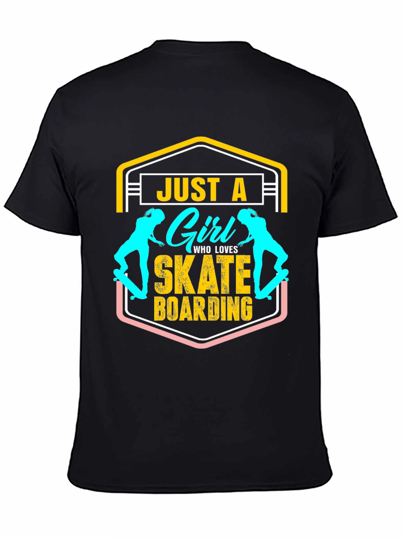 Just A Girl Who Loves Skateboarding T-Shirt