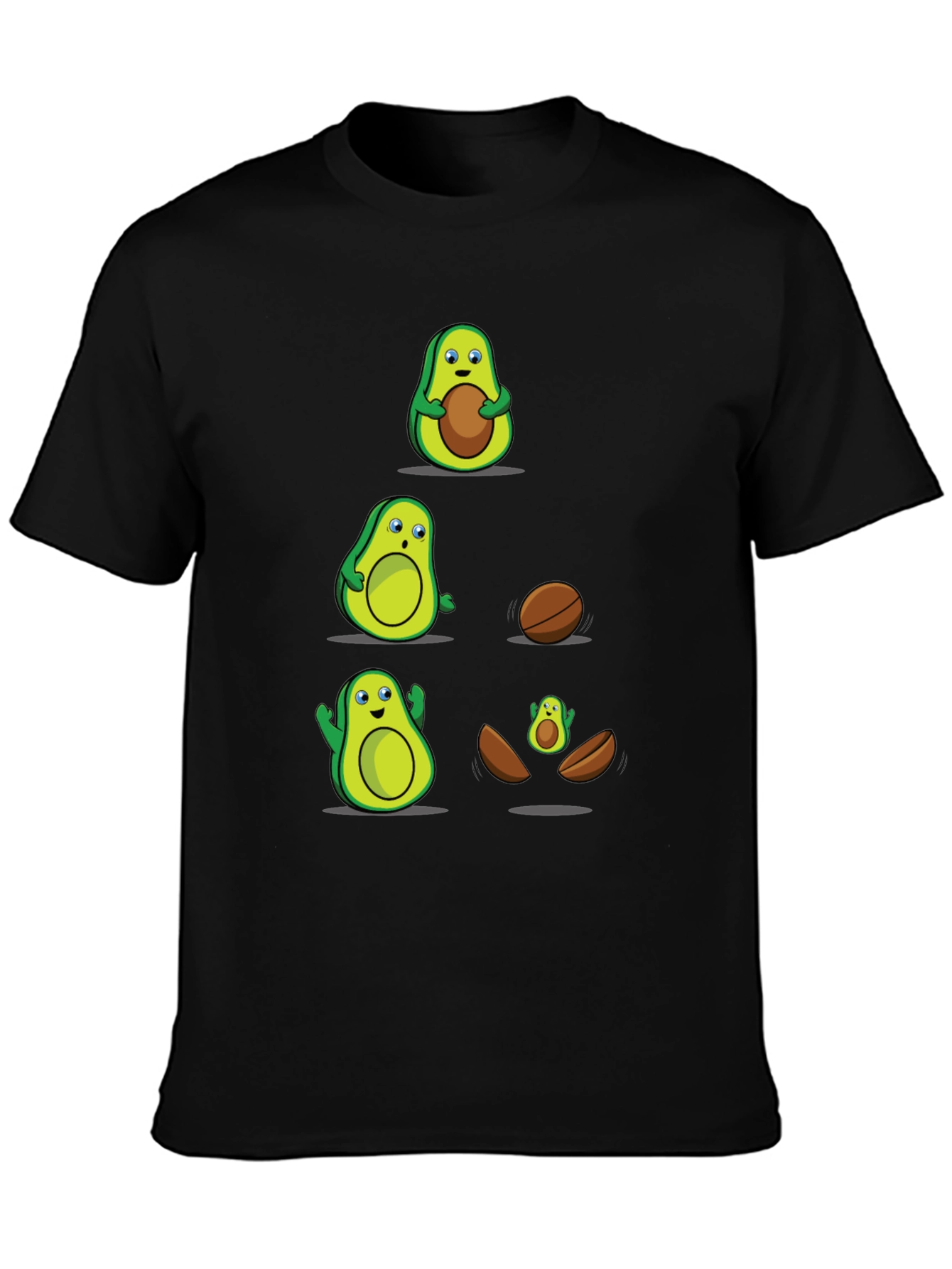 Funny Avocado Evolution T-Shirt