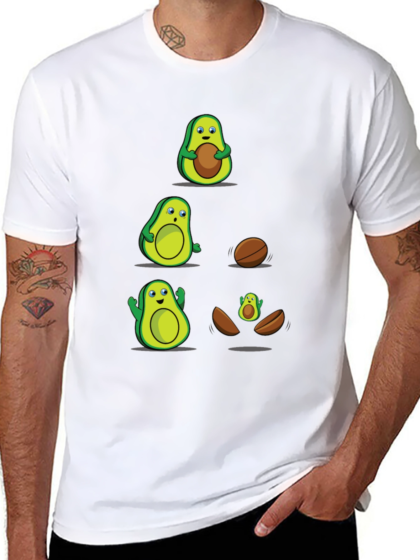 Funny Avocado Evolution T-Shirt