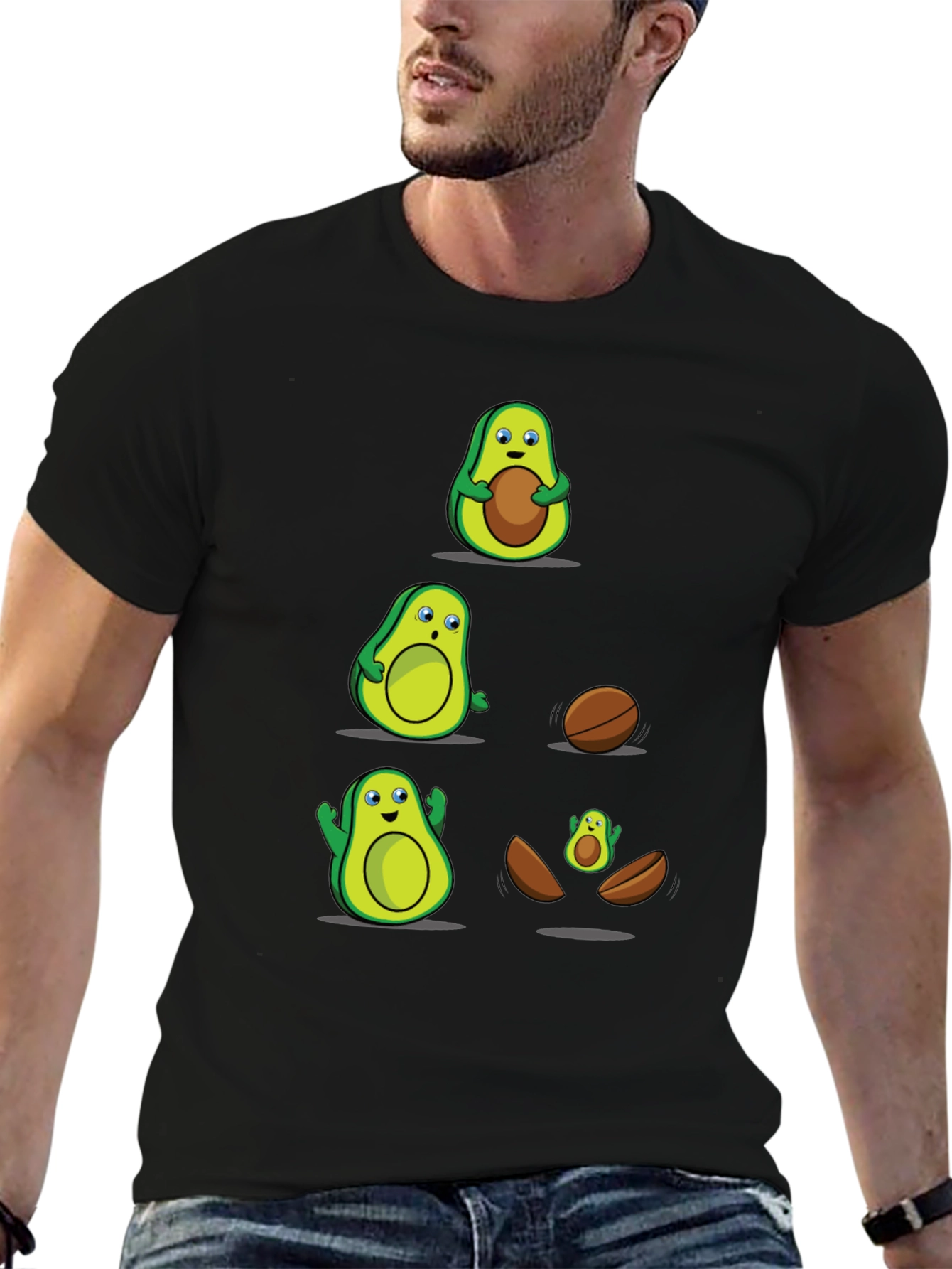 Funny Avocado Evolution T-Shirt