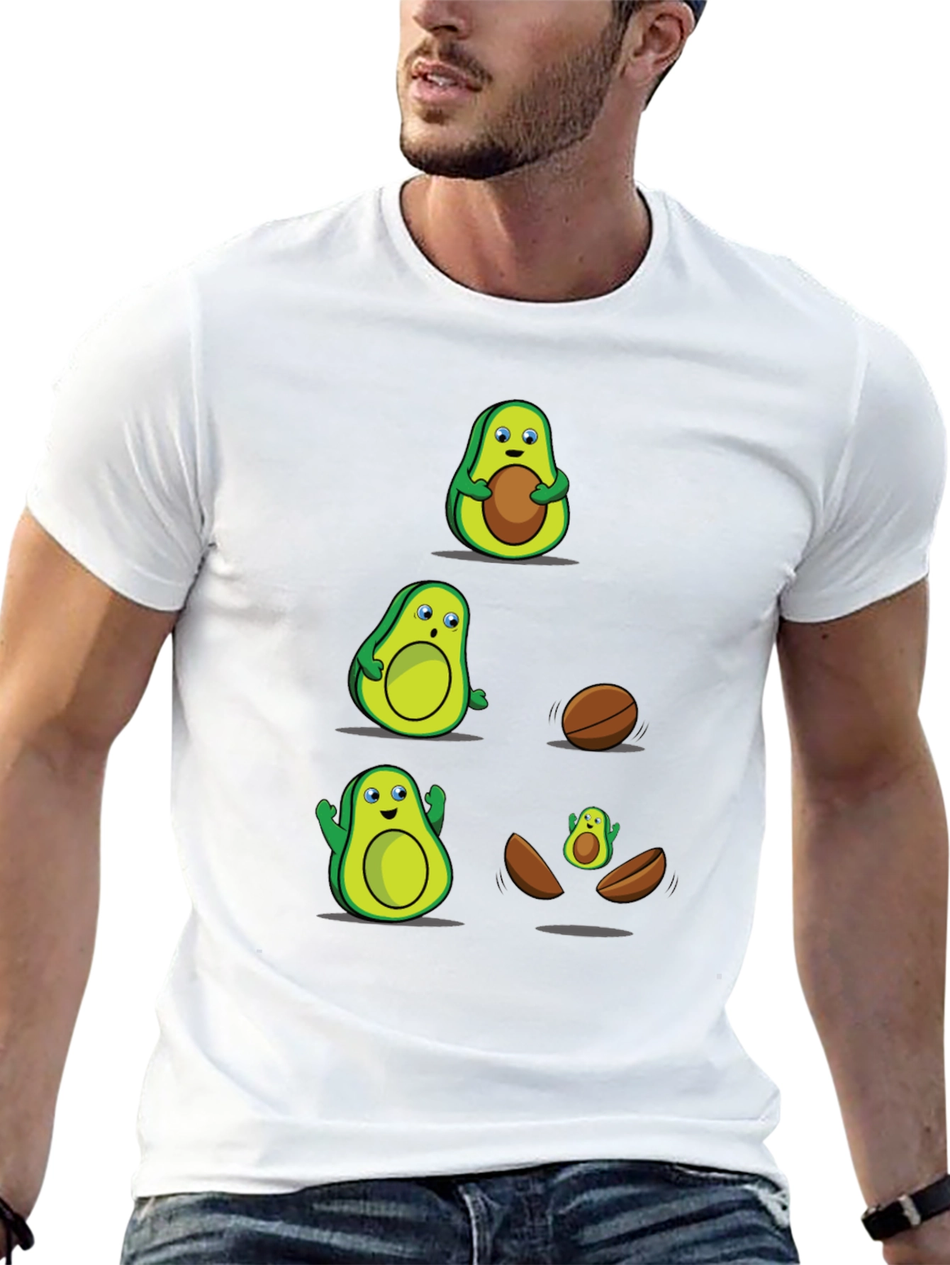 Funny Avocado Evolution T-Shirt