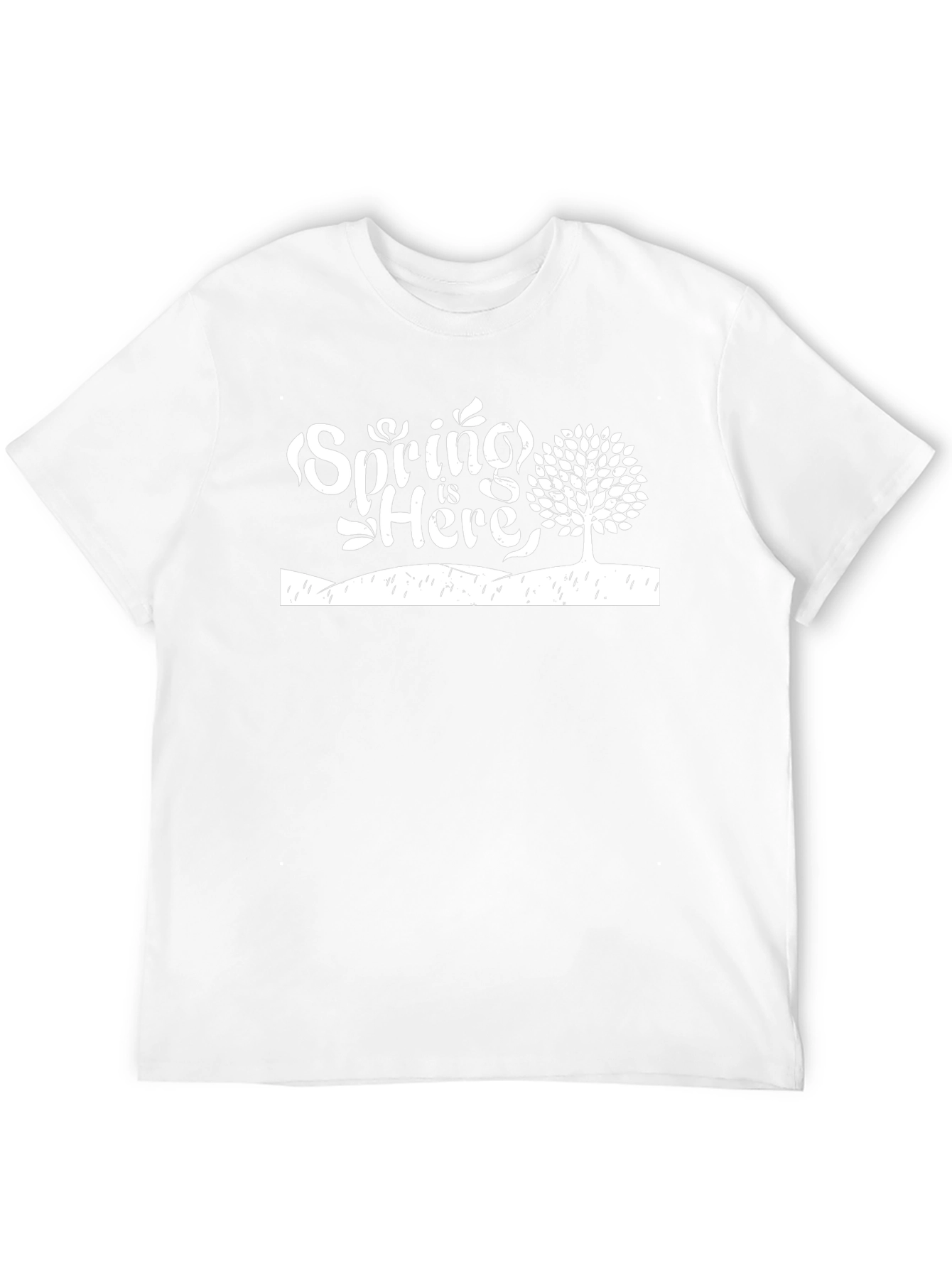 Spring is Here Graphic Tee - Black T-Shirt