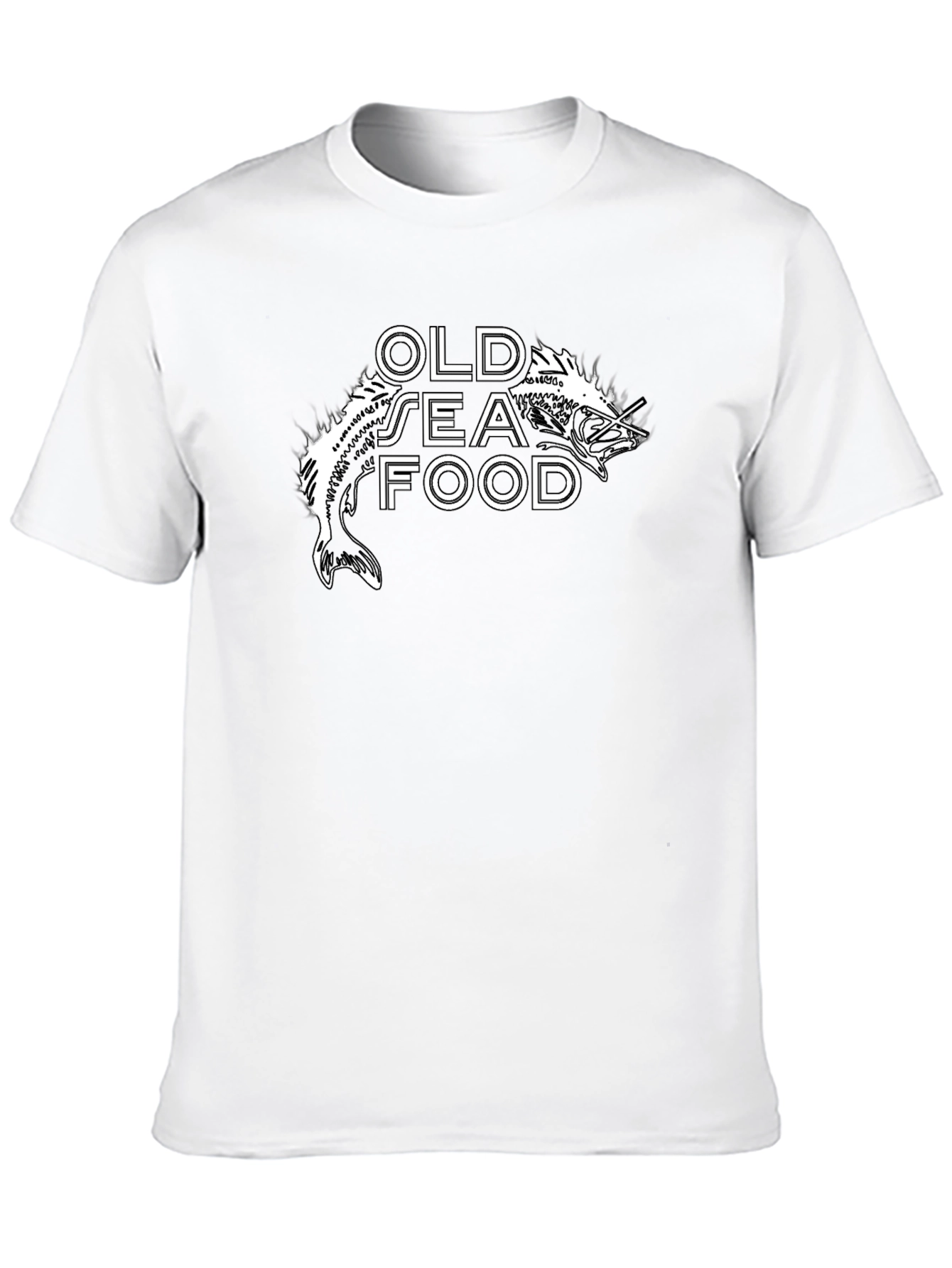 Old Sea Food T-Shirt - Graphic Print