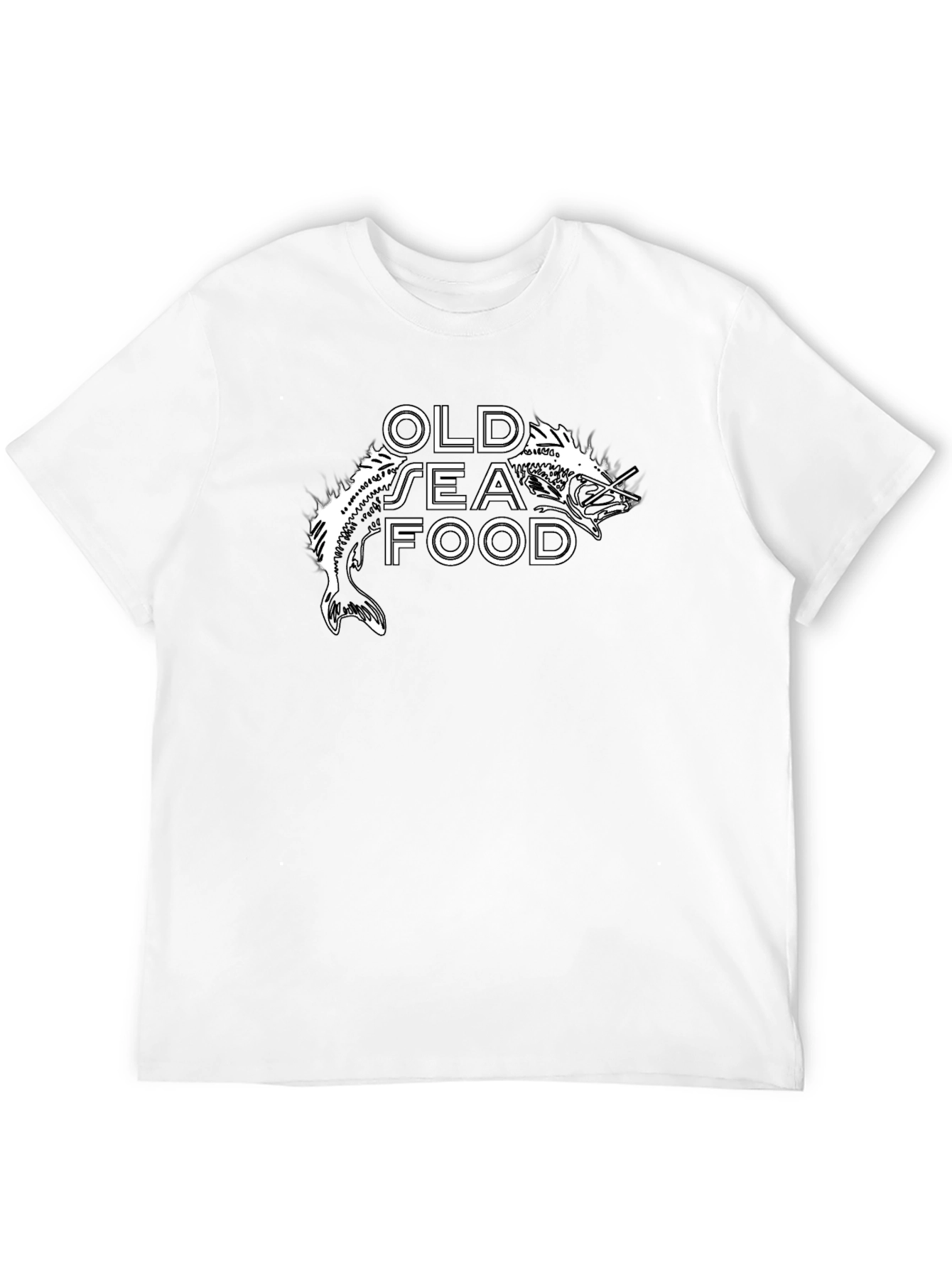 Old Sea Food T-Shirt - Graphic Print
