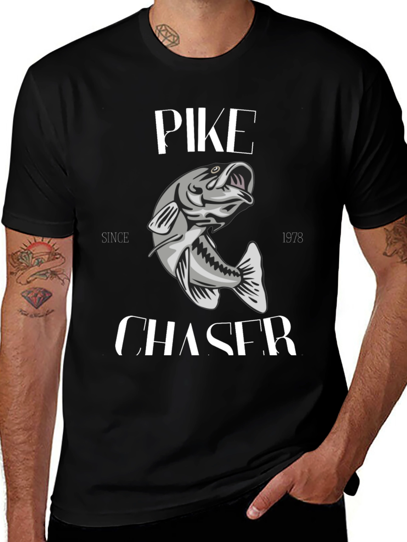 Pike Chaser T-Shirt - Fishing Graphic Tee