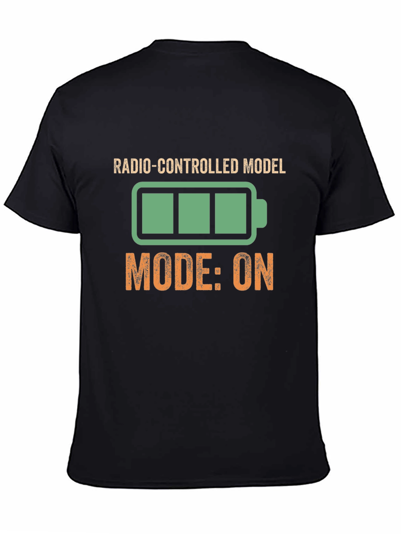 Radio-Controlled Model Mode On Black T-Shirt