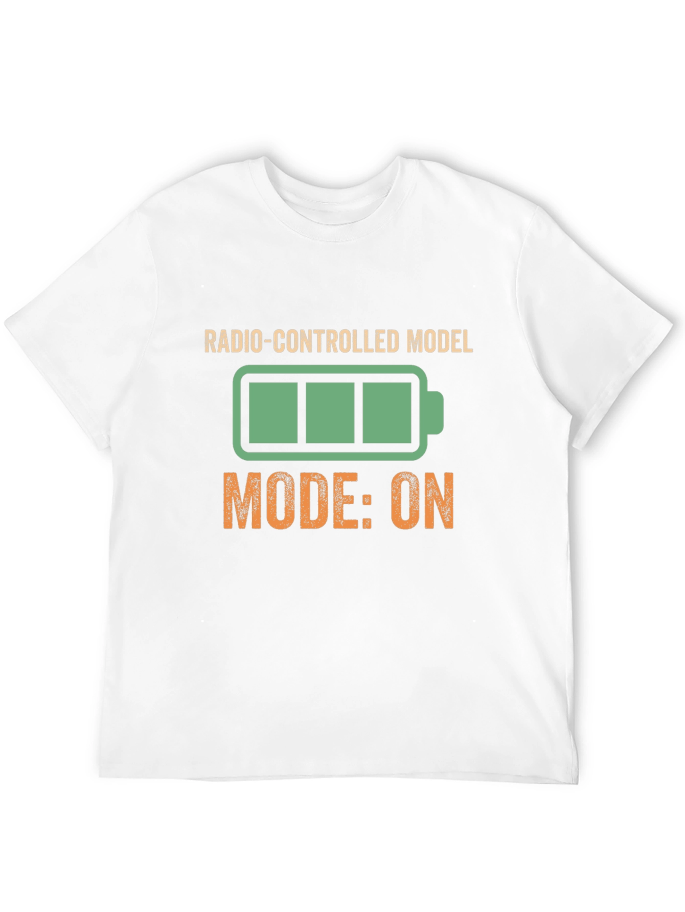 Radio-Controlled Model Mode On Black T-Shirt