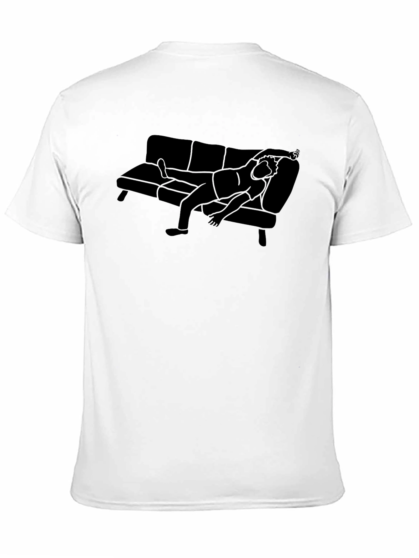 Couch Potato T-Shirt - Relaxed Lounger Design