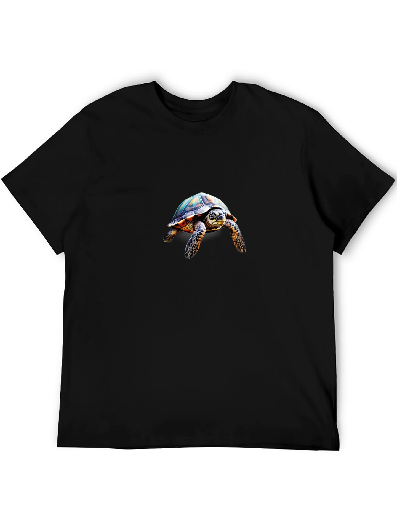 Turtle Graphic Black T-Shirt