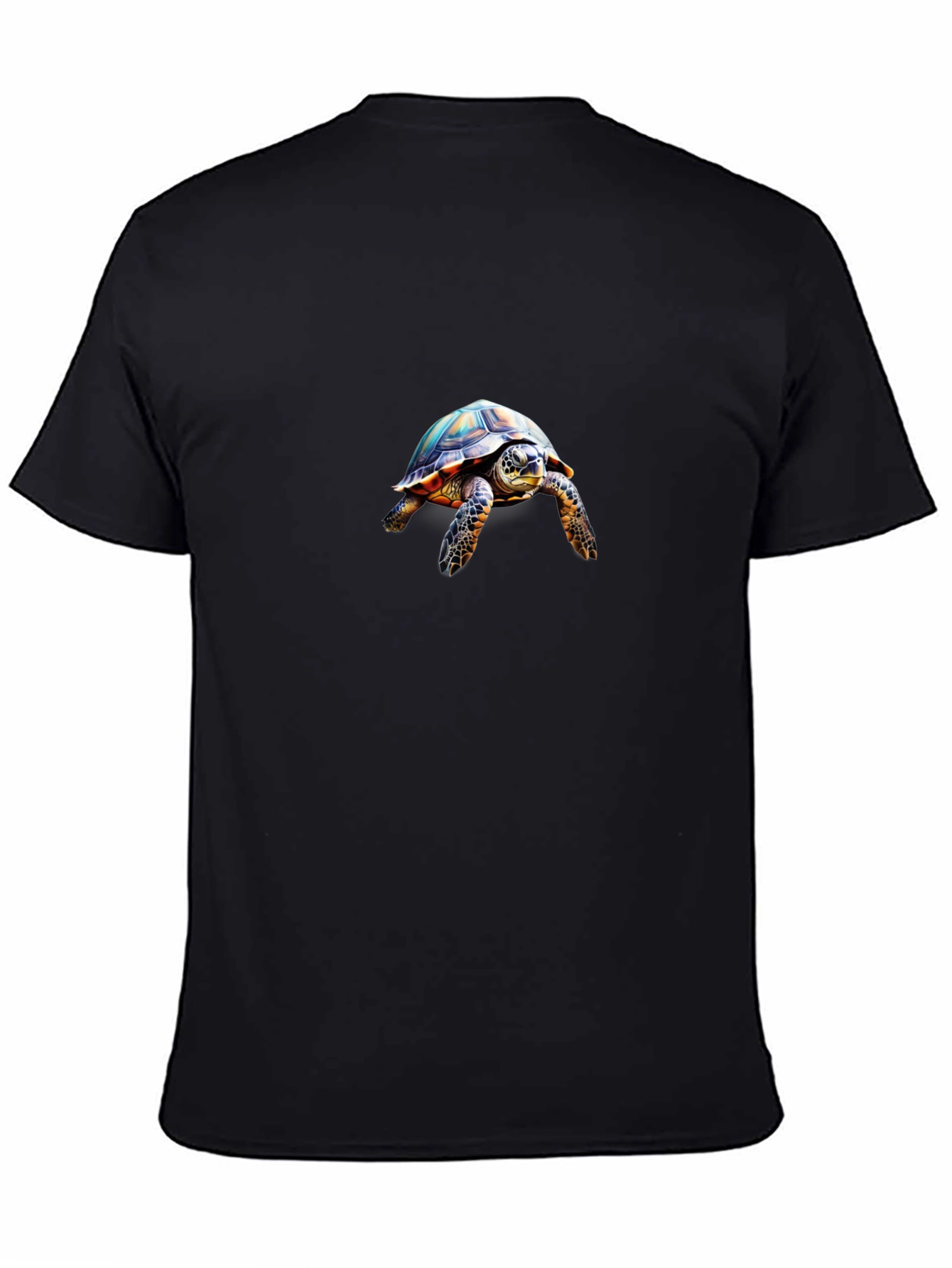 Turtle Graphic Black T-Shirt