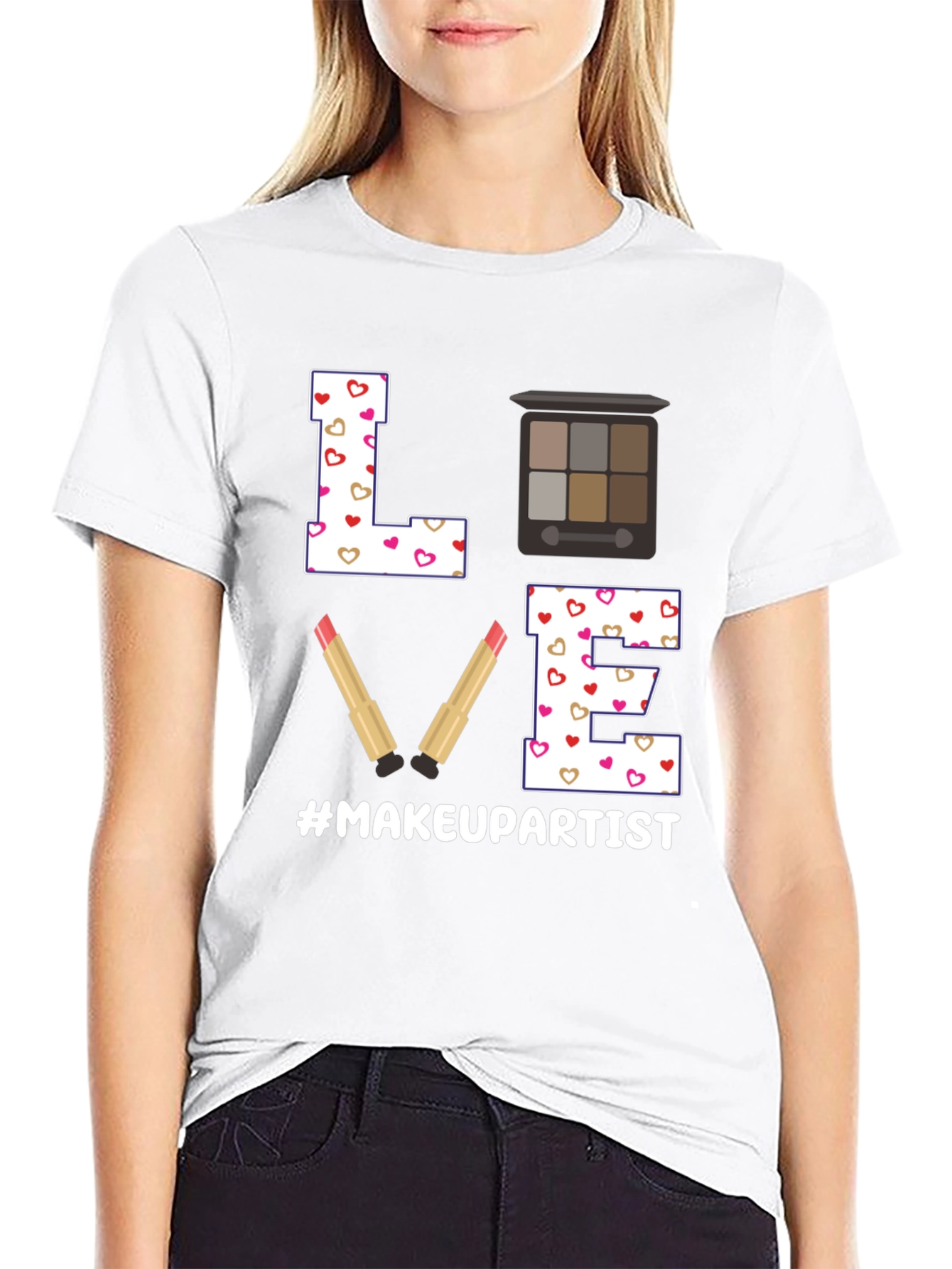 Love Makeup Artist T-Shirt - Beauty Professional Tee