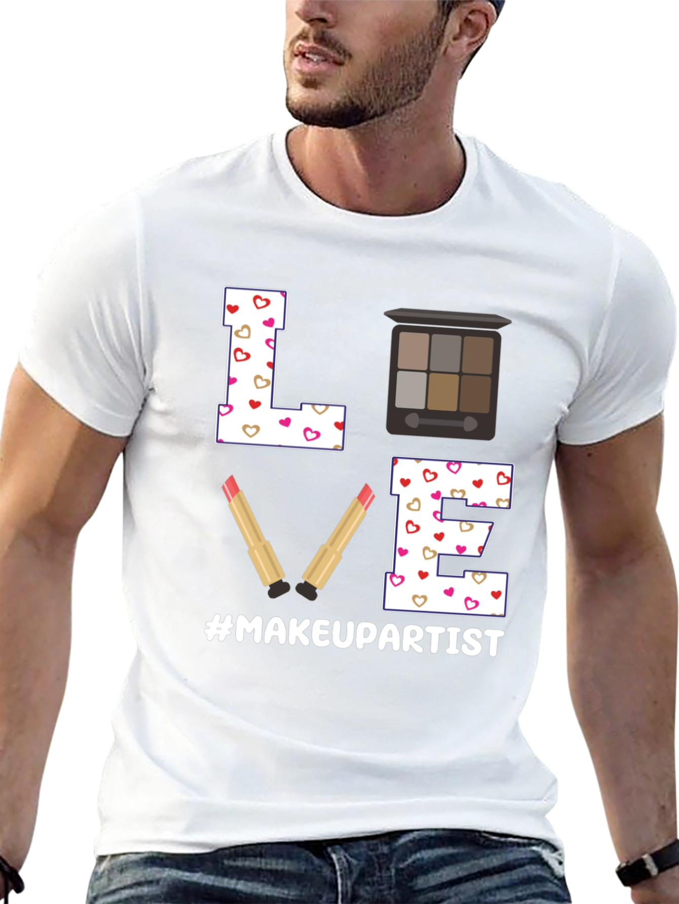 Love Makeup Artist T-Shirt - Beauty Professional Tee
