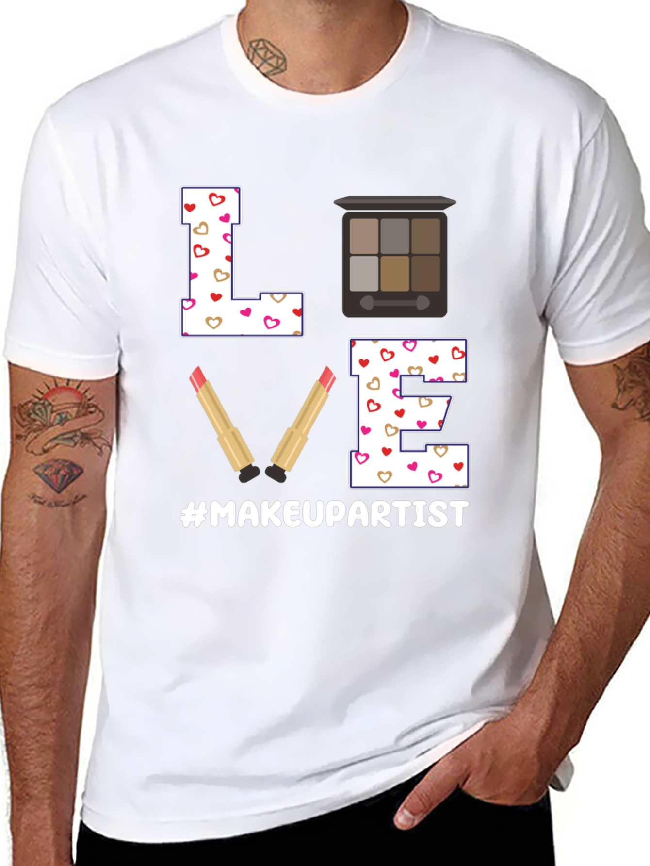 Love Makeup Artist T-Shirt - Beauty Professional Tee