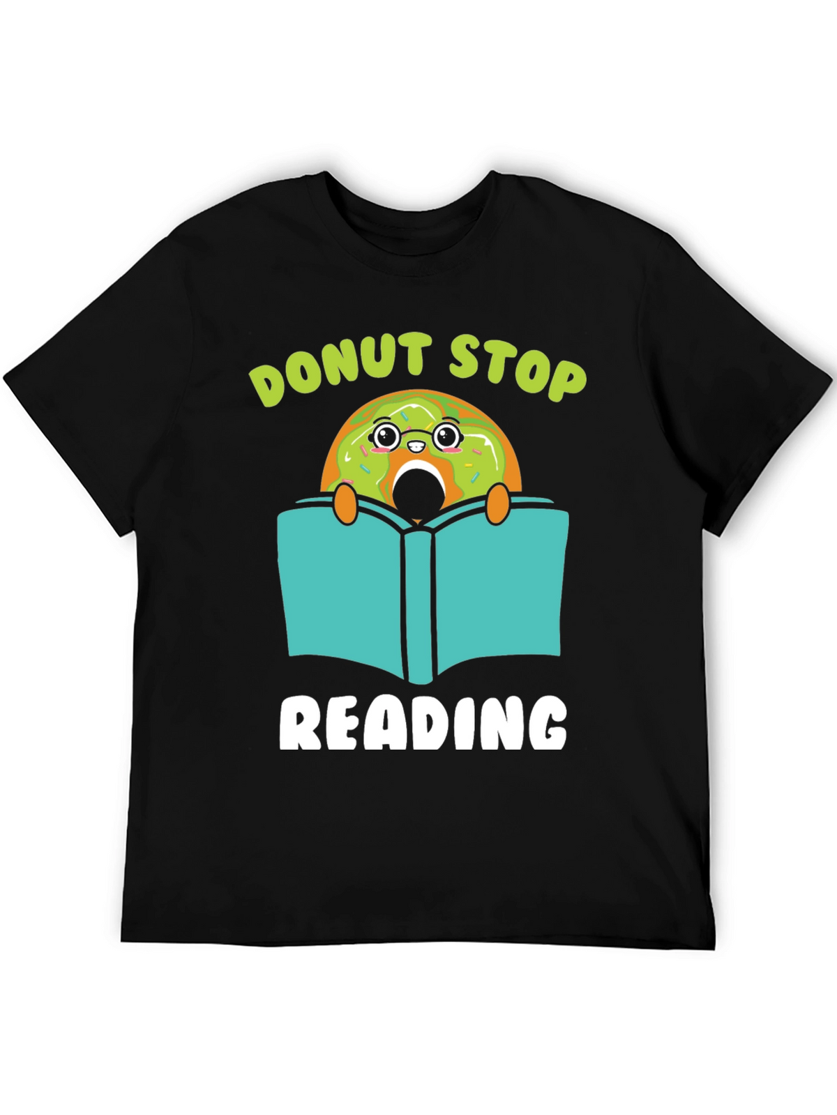 Donut Stop Reading Graphic Tee