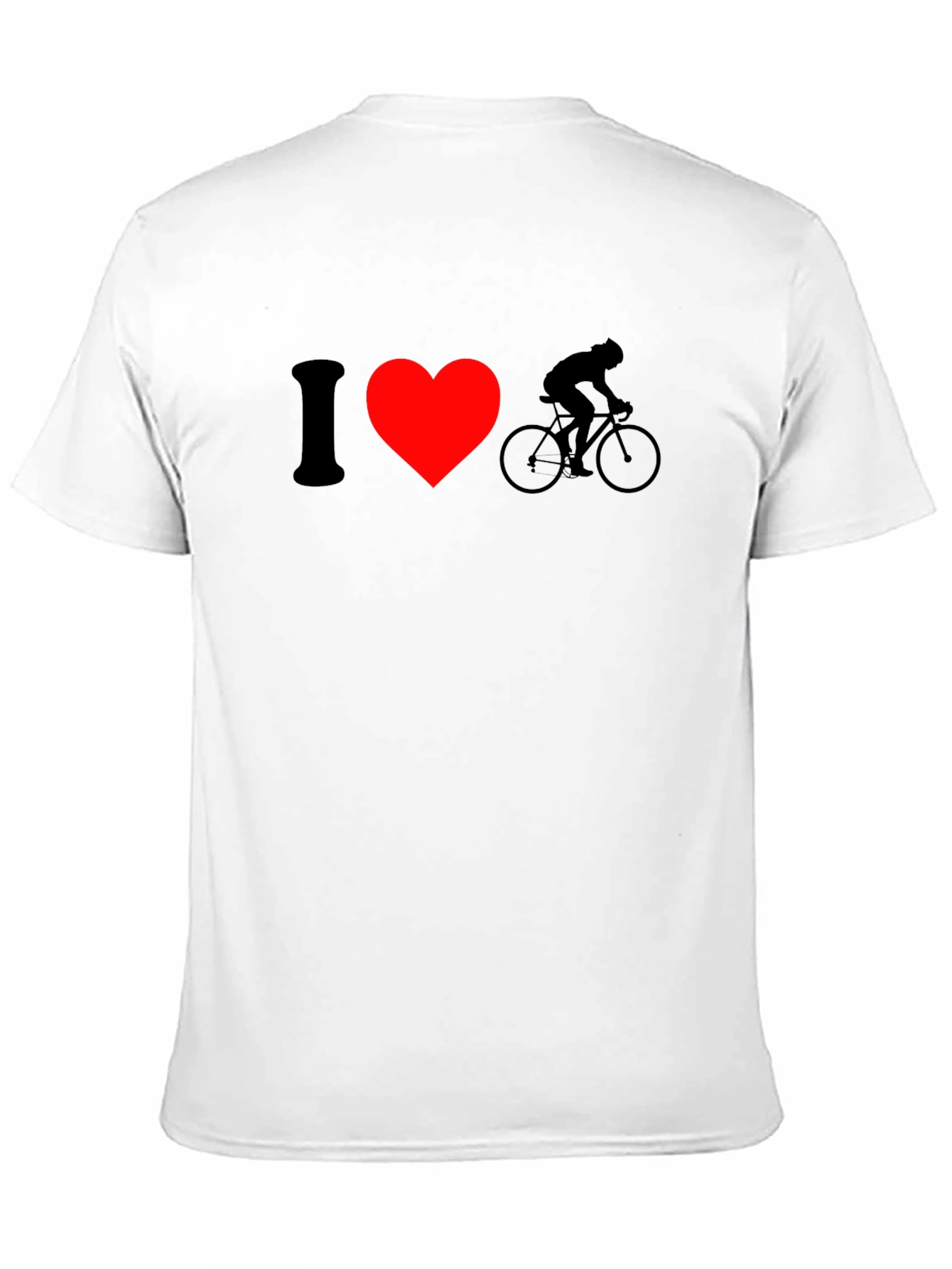 I Heart Cycling Black T-Shirt