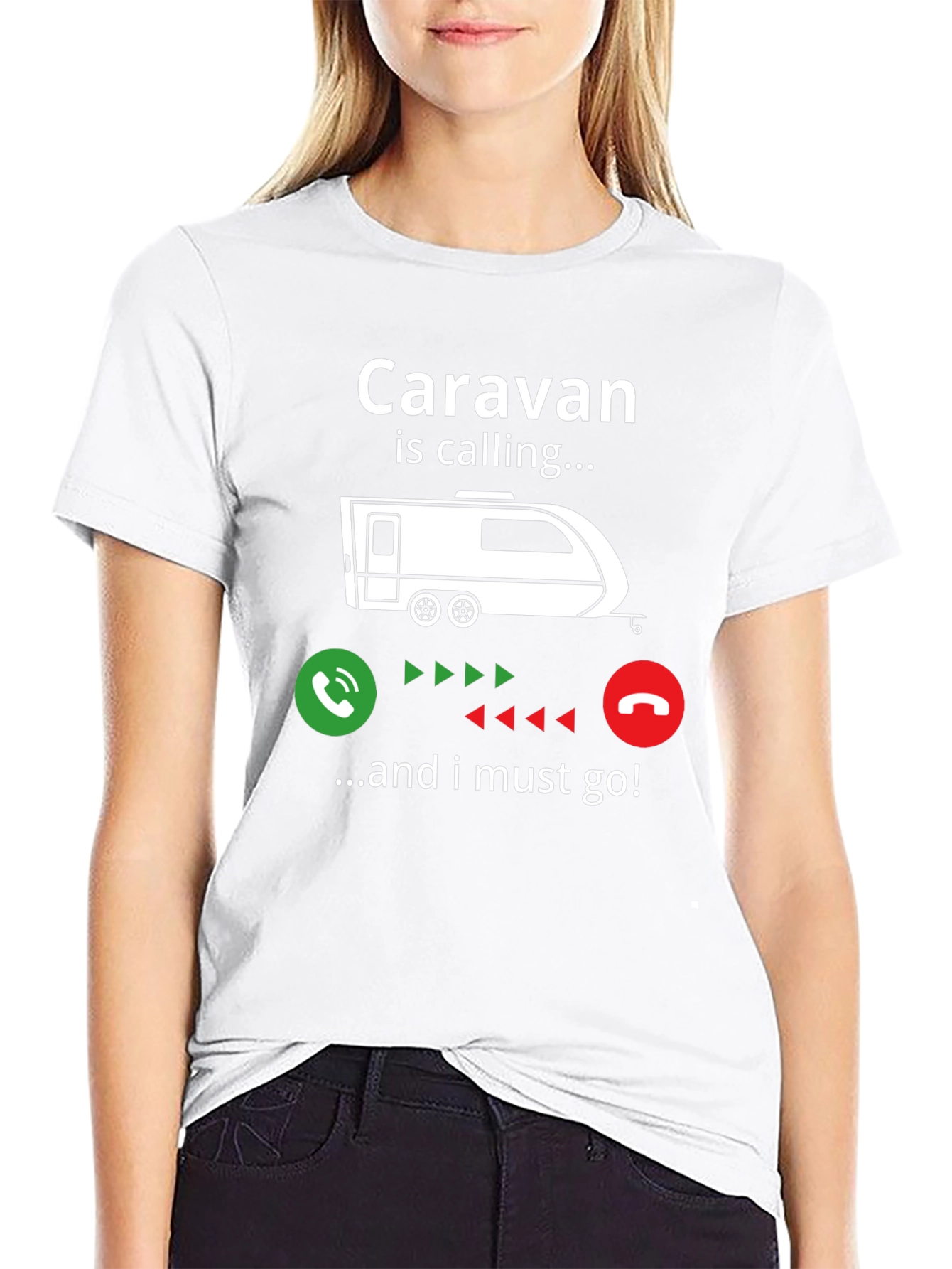 Caravan Calling T-Shirt - Camper Van Adventure Tee