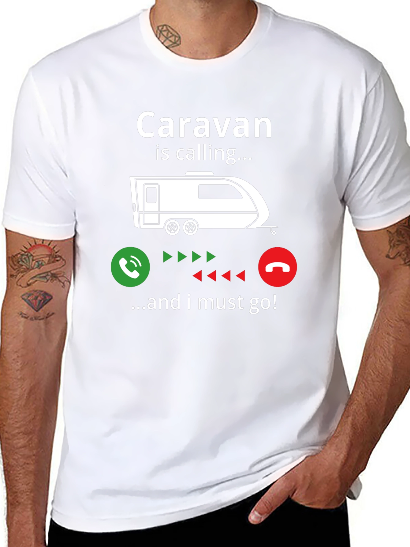 Caravan Calling T-Shirt - Camper Van Adventure Tee