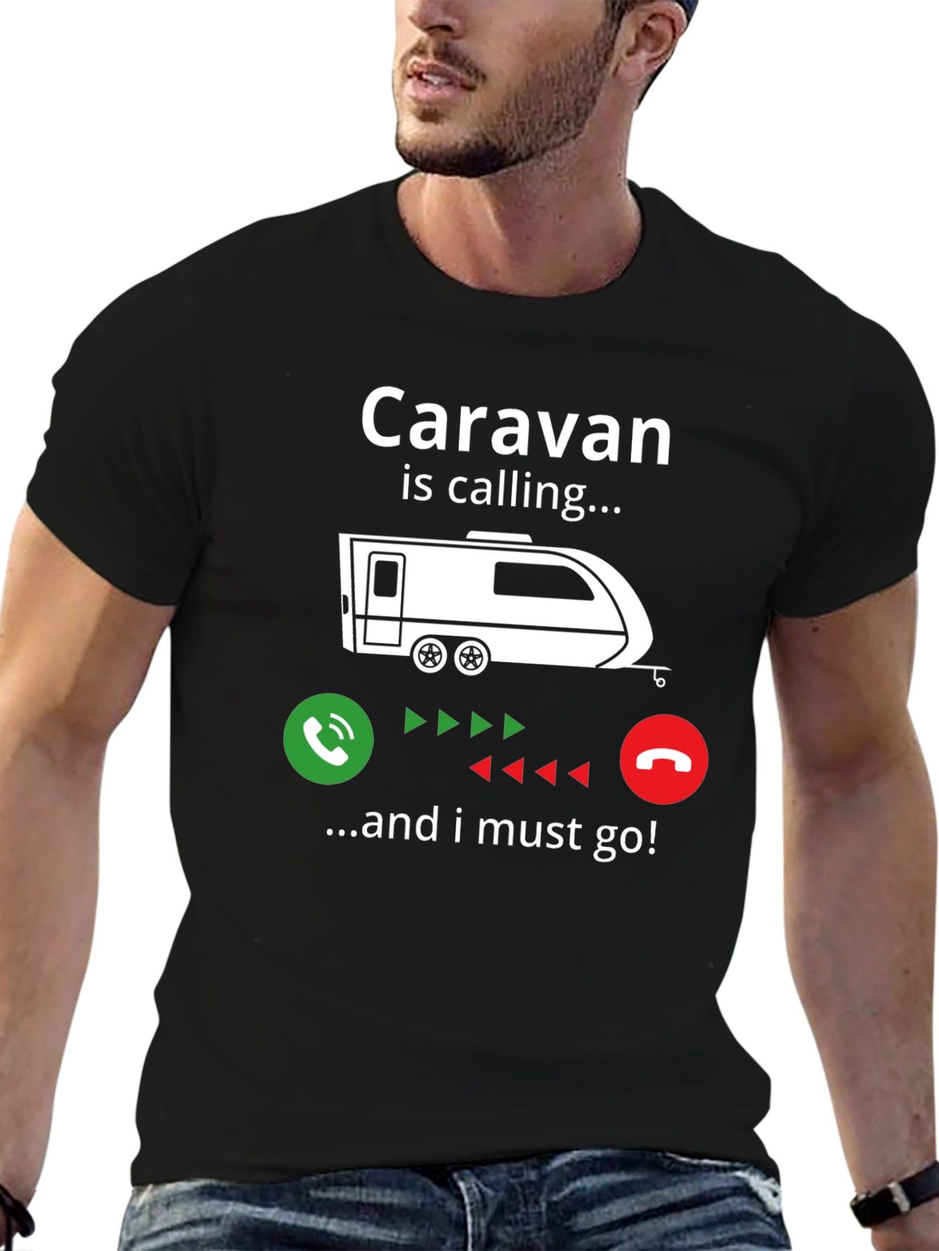 Caravan Calling T-Shirt - Camper Van Adventure Tee