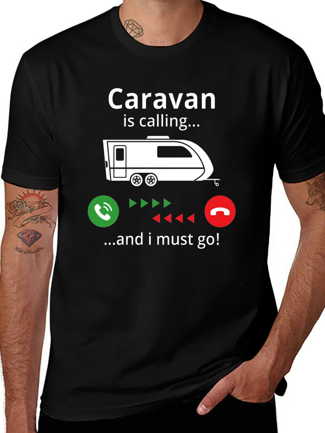 Caravan Calling T-Shirt - Camper Van Adventure Tee