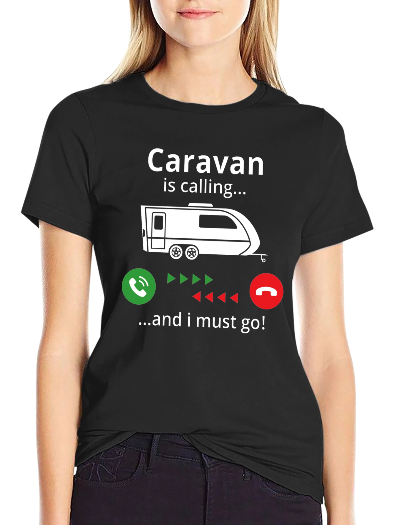 Caravan Calling T-Shirt - Camper Van Adventure Tee