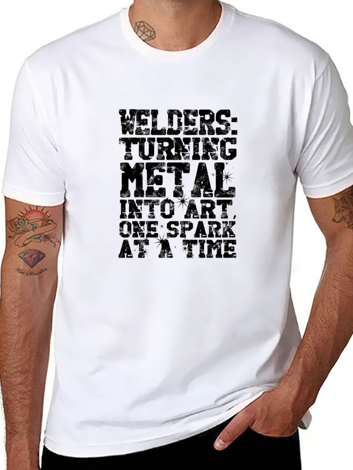 Welders Turning Metal Into Art Graphic Tee