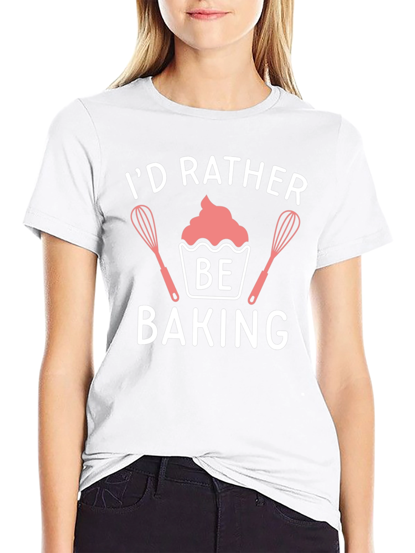Id Rather Be Baking T-Shirt