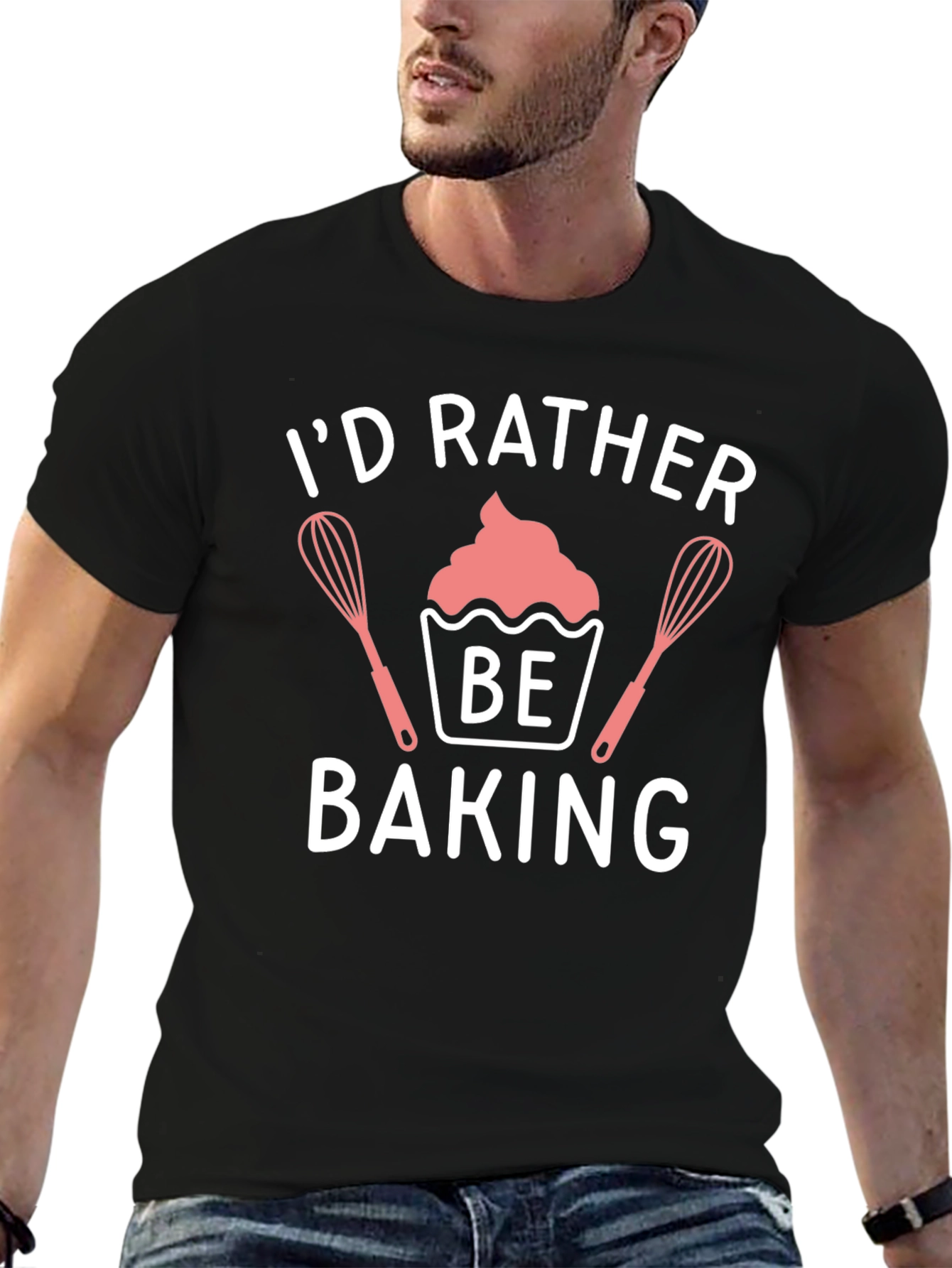 Id Rather Be Baking T-Shirt