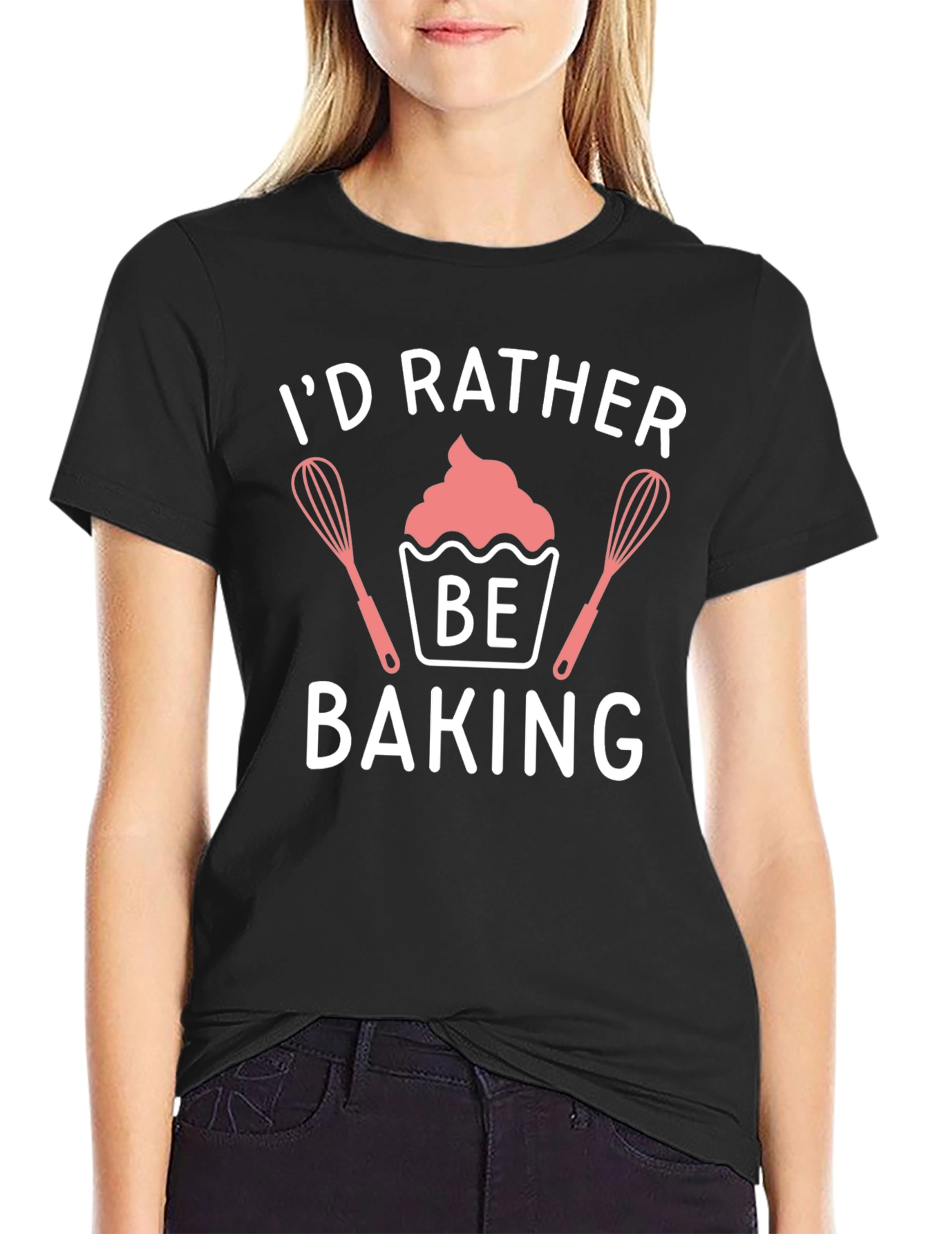 Id Rather Be Baking T-Shirt