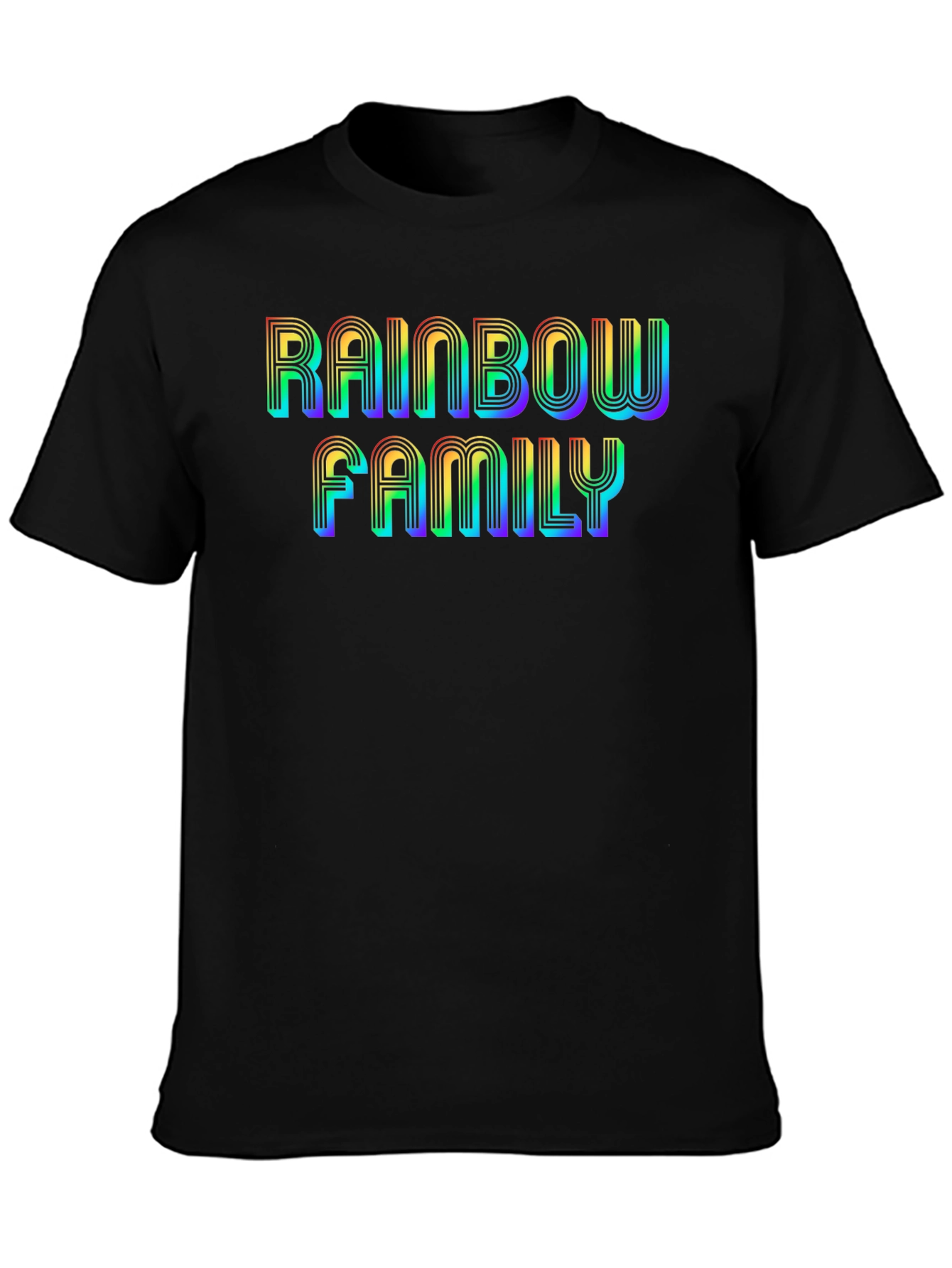 Rainbow Family Graphic Tee - Pride Apparel