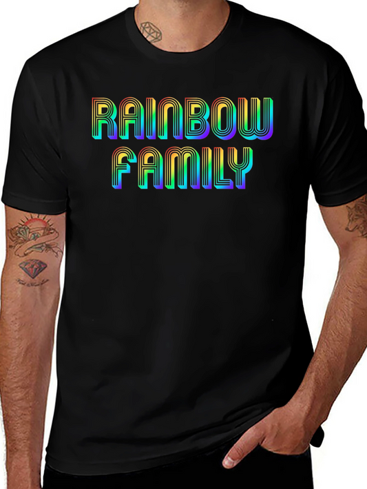 Rainbow Family Graphic Tee - Pride Apparel