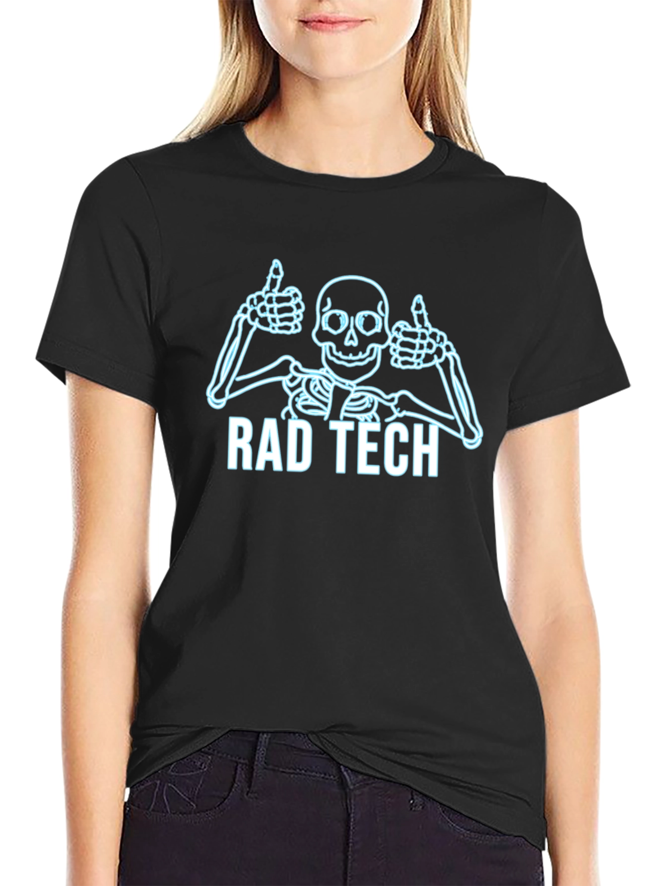 Rad Tech Skeleton Graphic T-Shirt