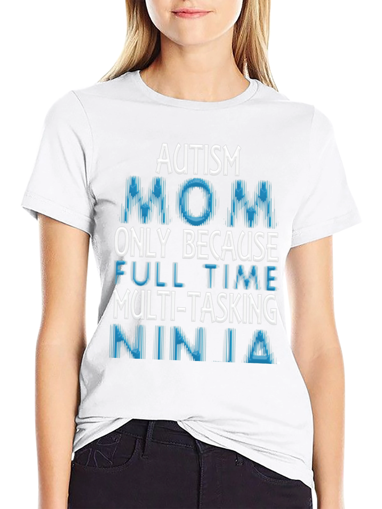 Autism Mom Ninja Graphic T-Shirt