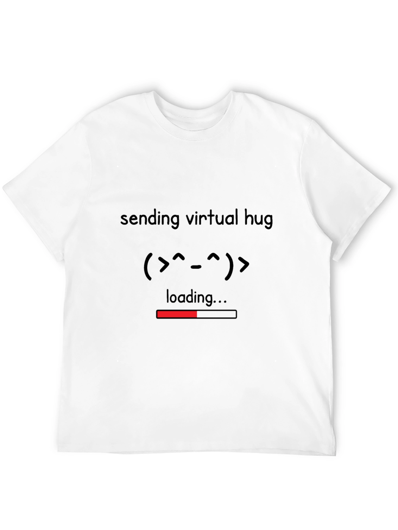 Virtual Hug Loading Graphic T-Shirt