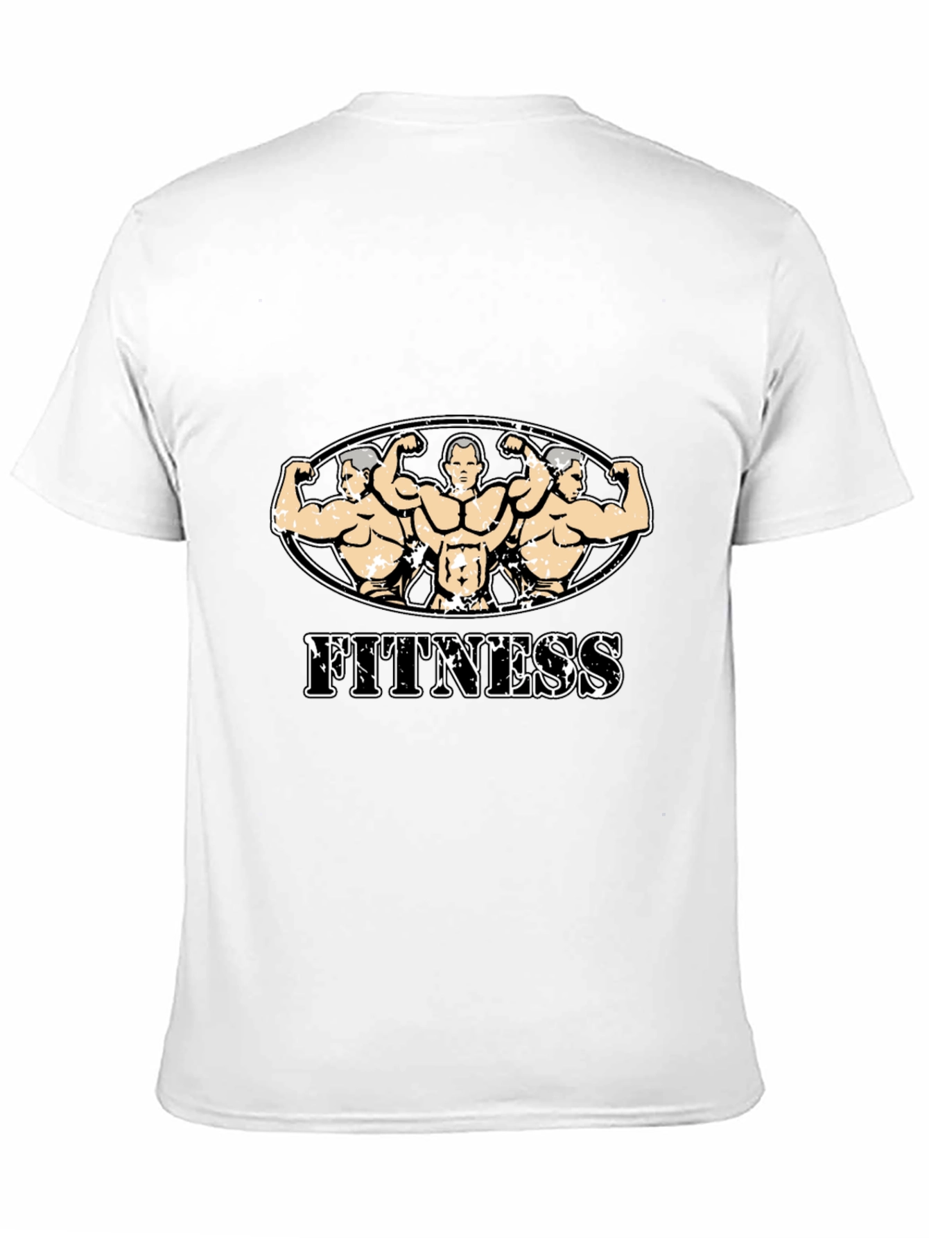 Fitness Graphic Tee - Black Gym Shirt