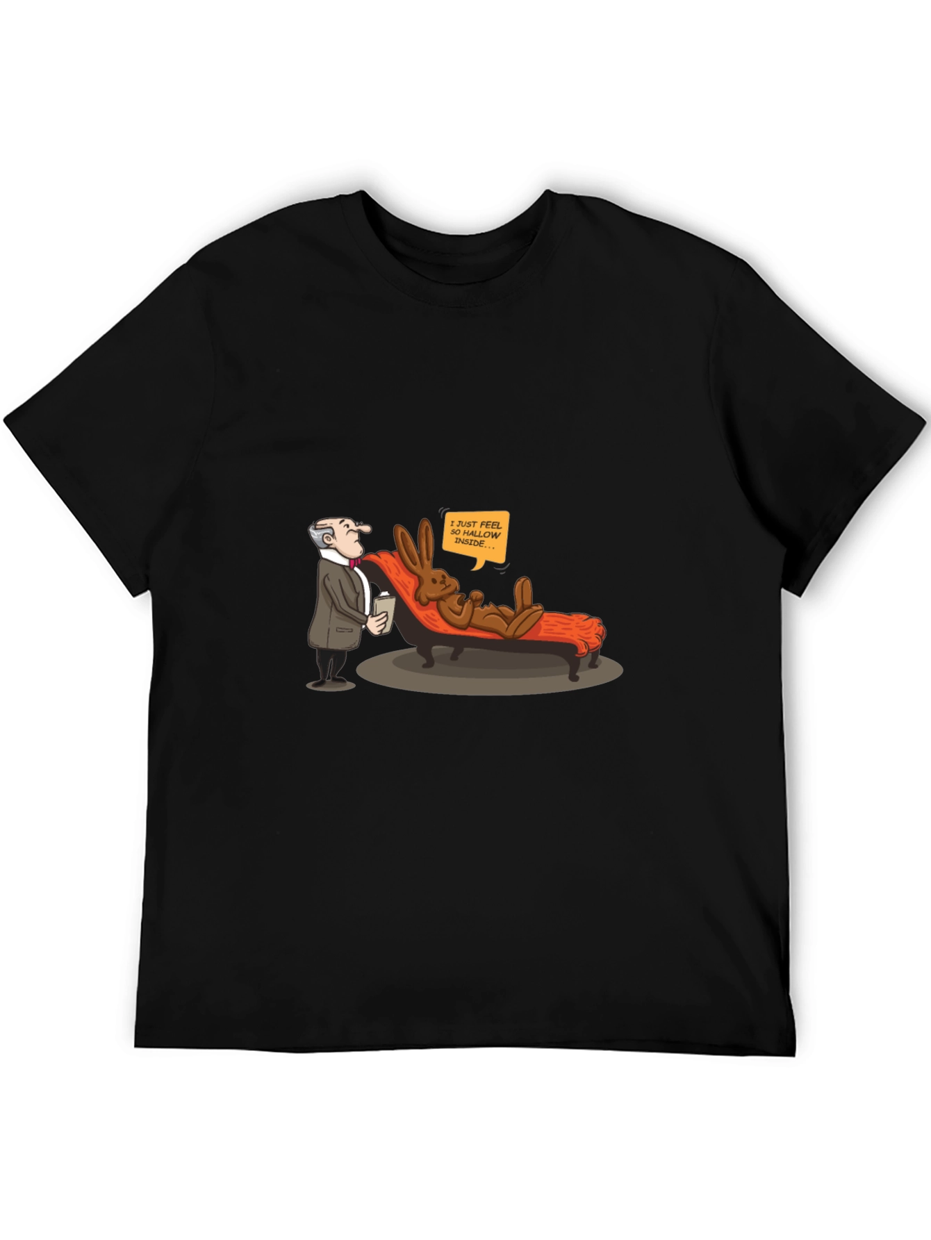 Funny Easter Bunny T-Shirt - Hollow Inside Therapy
